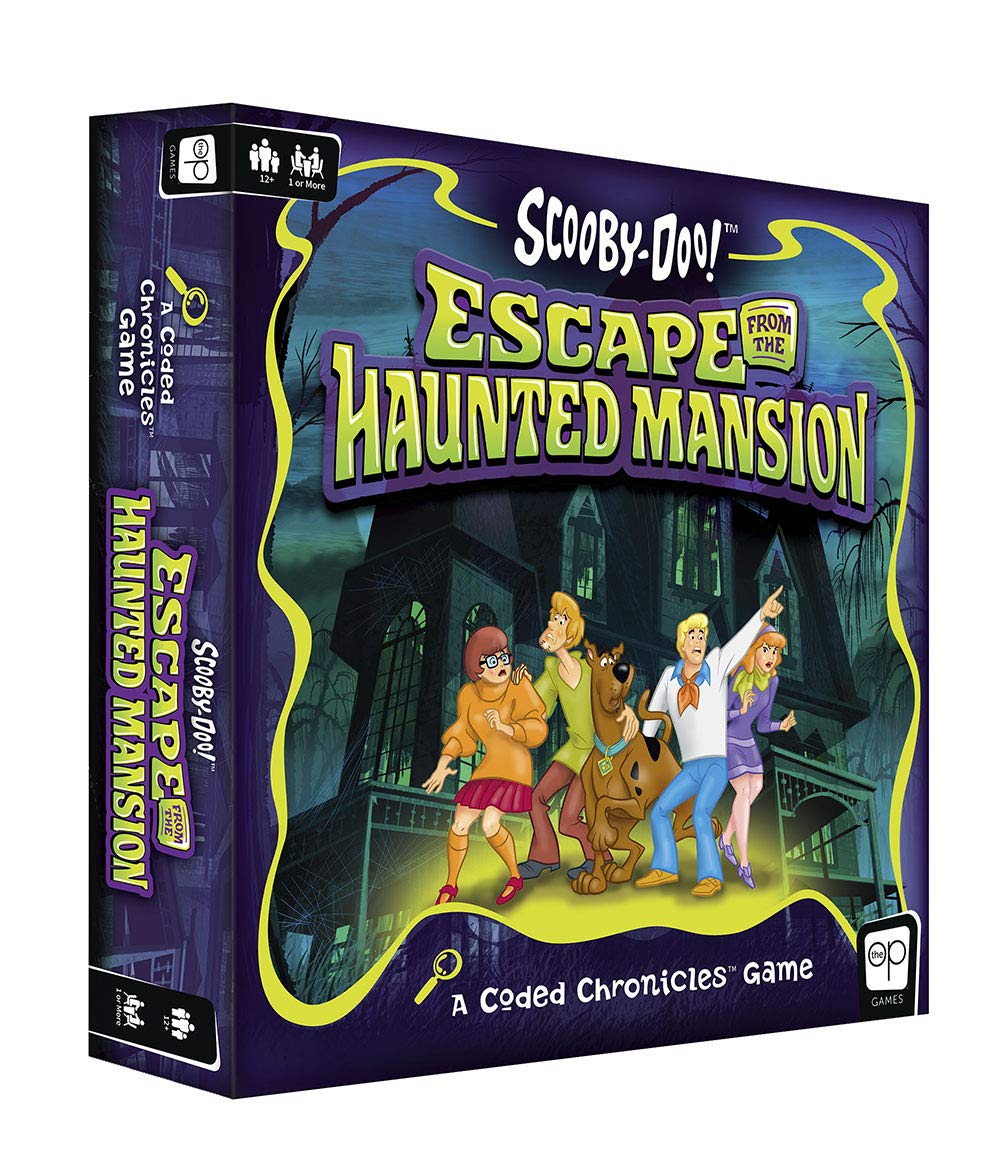 USAOPOLY Scooby-Doo: Escape from The Haunted Mansion – Coded Chronicles Escape Room Game