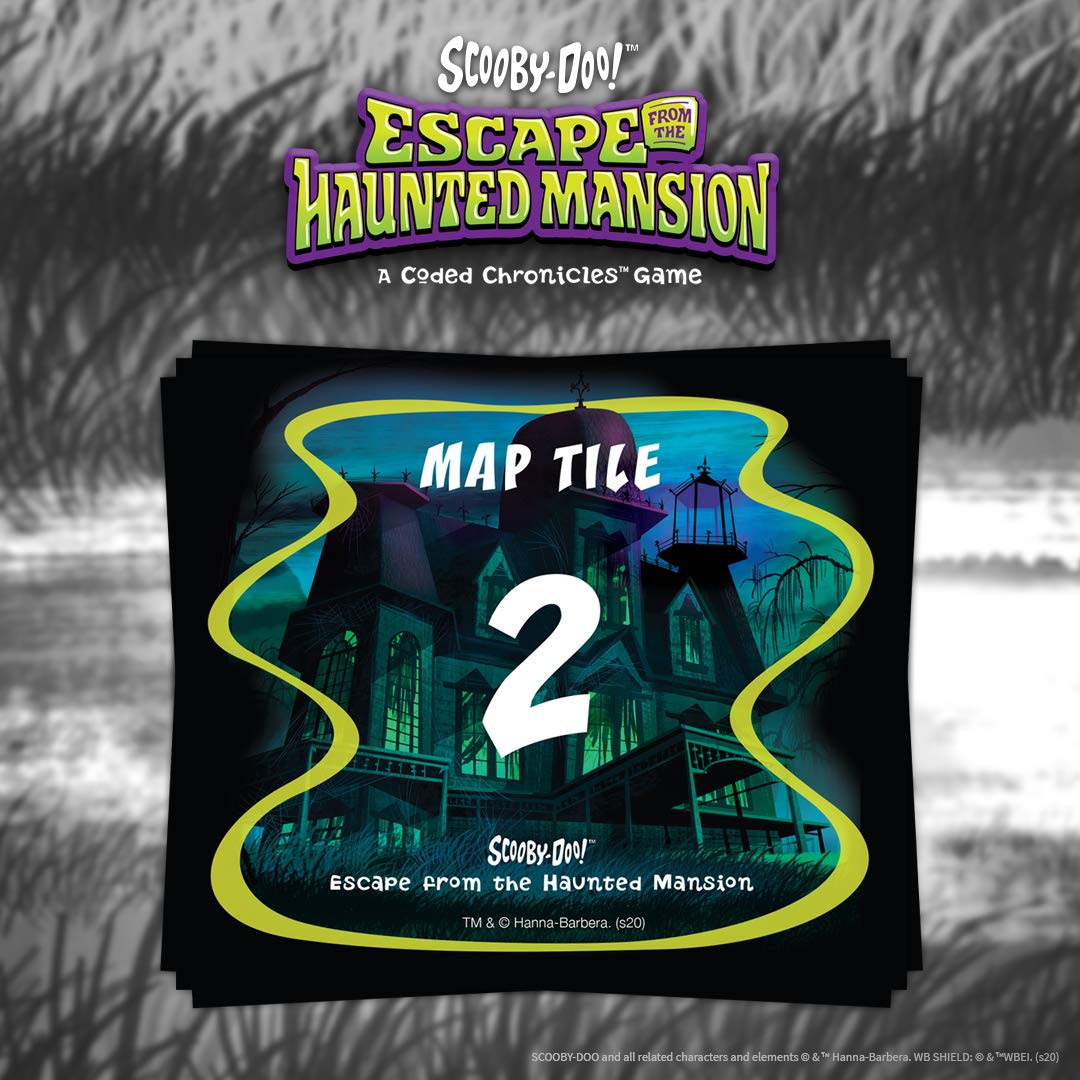 USAOPOLY Scooby-Doo: Escape from The Haunted Mansion – Coded Chronicles Escape Room Game