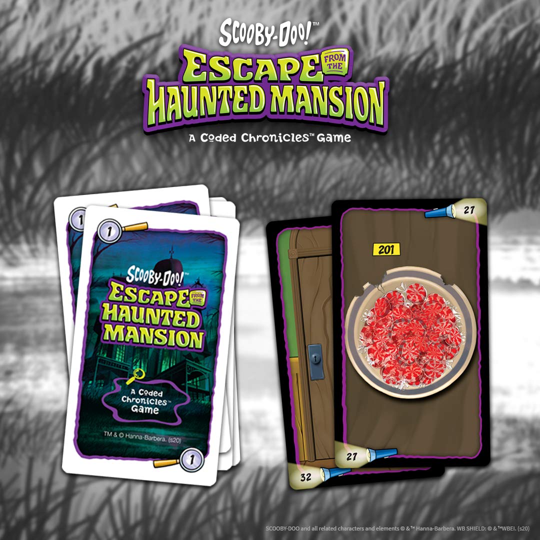 USAOPOLY Scooby-Doo: Escape from The Haunted Mansion – Coded Chronicles Escape Room Game