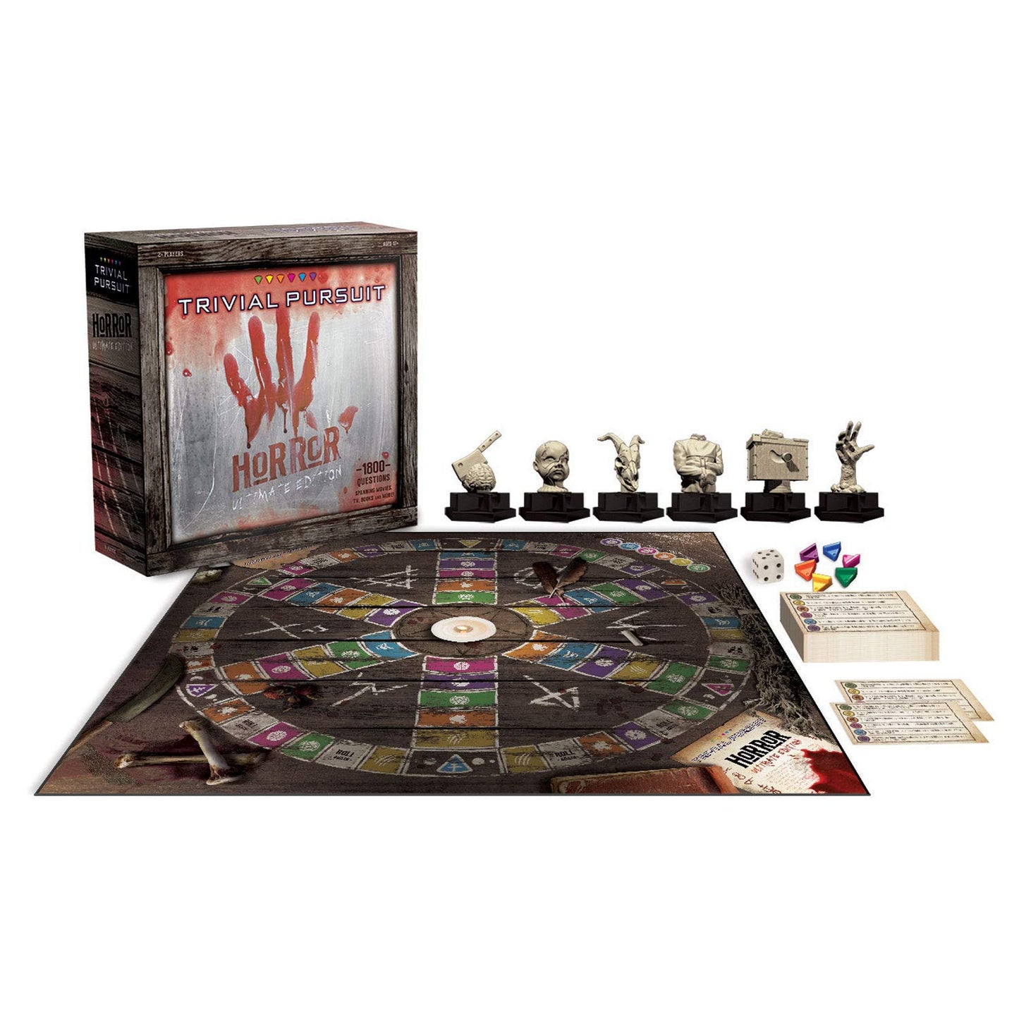 Trivial Pursuit Horror Ultimate Edition – 1800 Horror Questions | USAOPOLY