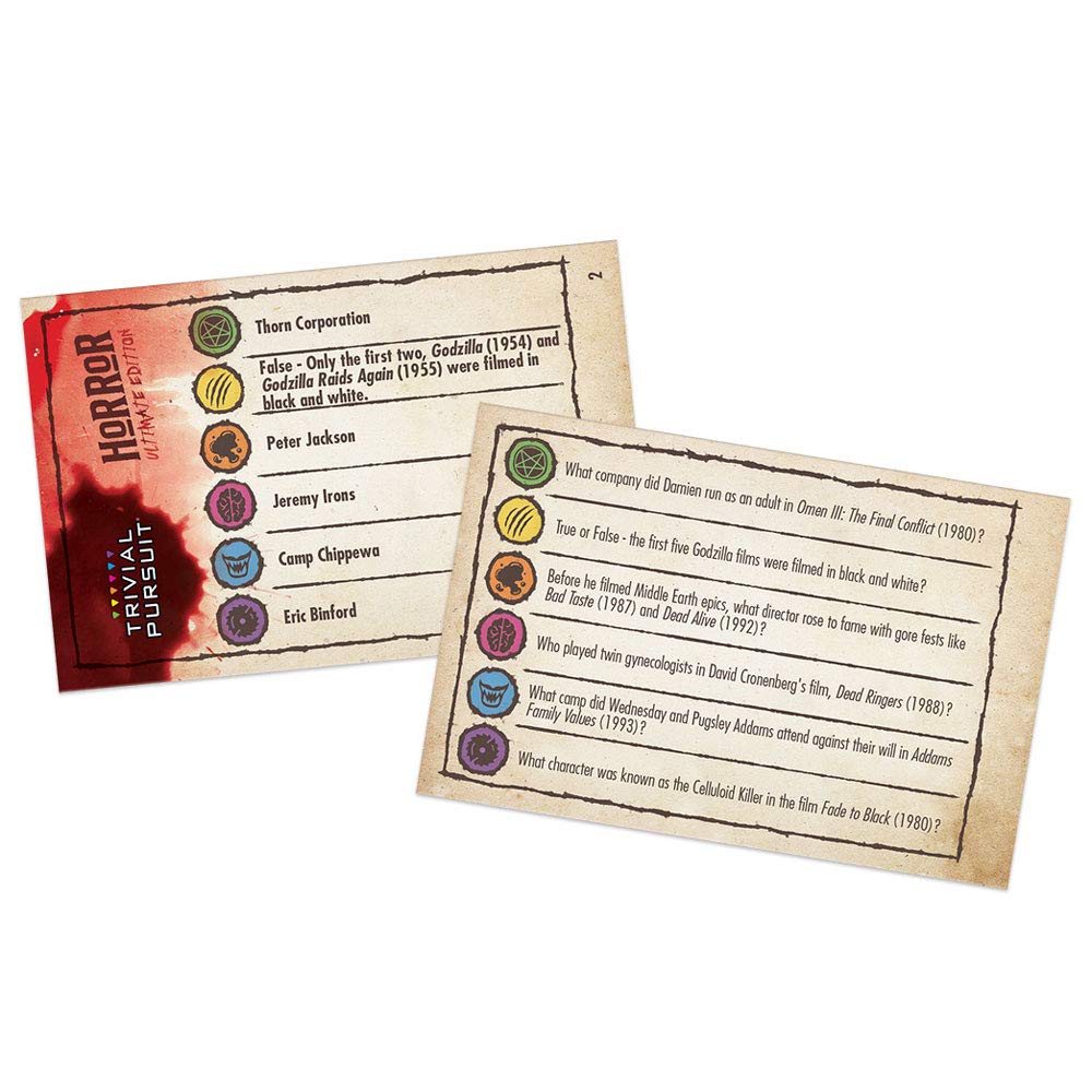 Trivial Pursuit Horror Ultimate Edition – 1800 Horror Questions | USAOPOLY