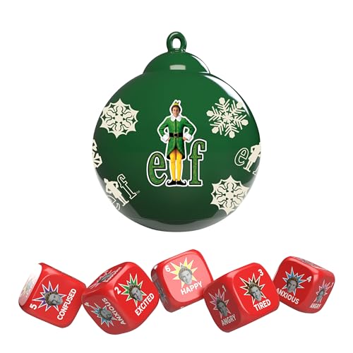 USAOPOLY Yahtzee Elf Edition — Buddy Ornament Dice Cup for Festive Family Fun
