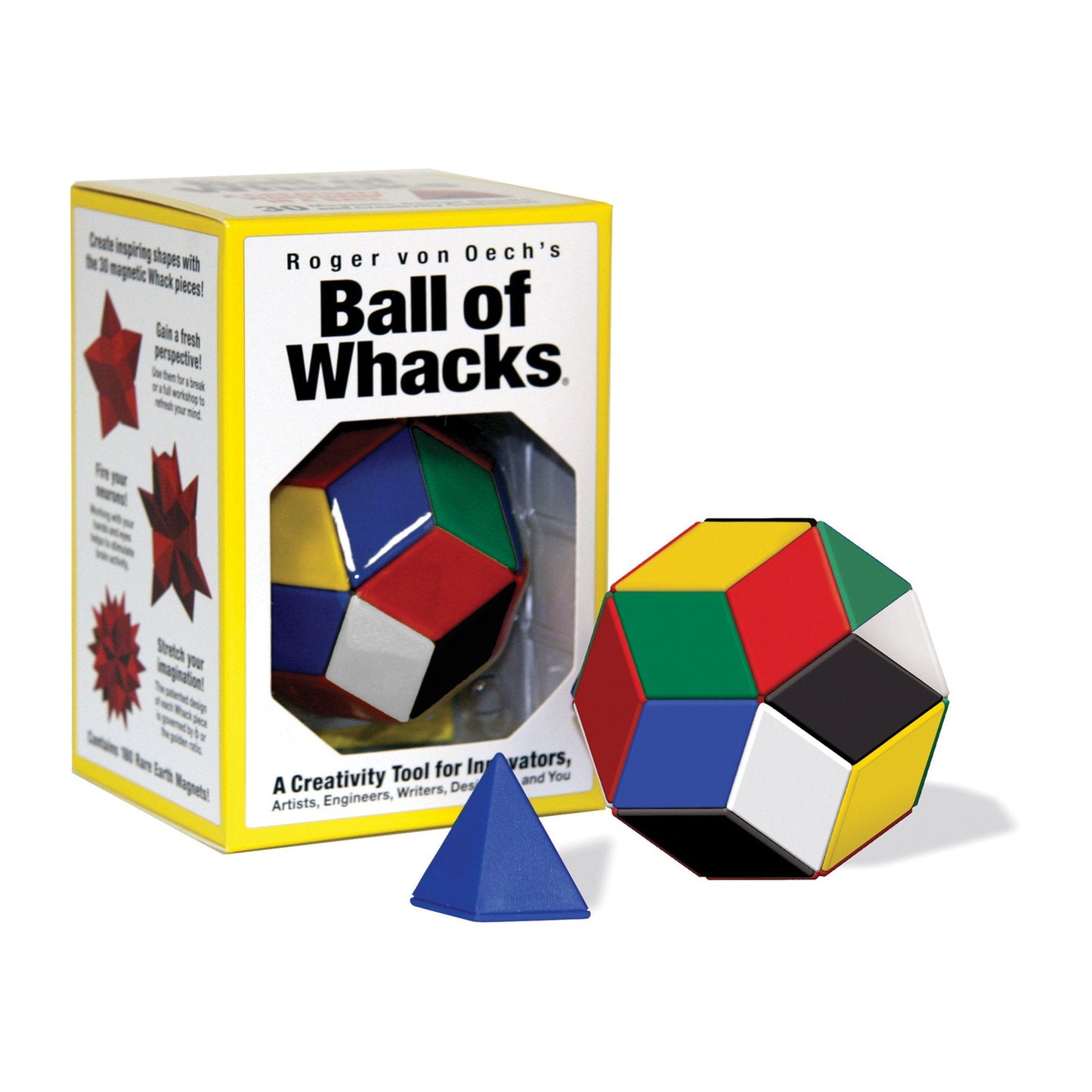 US Games Ball of Whacks Six Color – Magnetic Creative Block Set