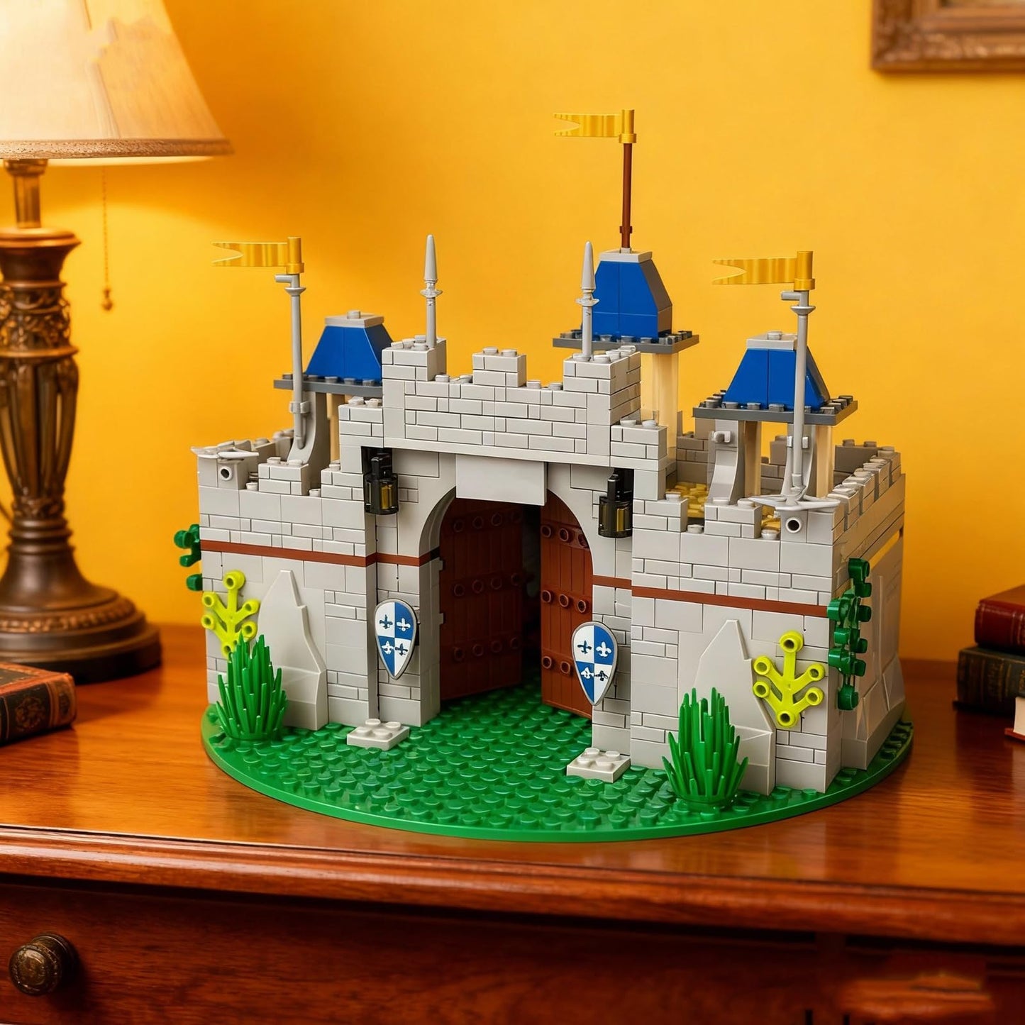 Usoway Medieval Knight Castle Set – 12 Knights, Lego Compatible, Ages 6+