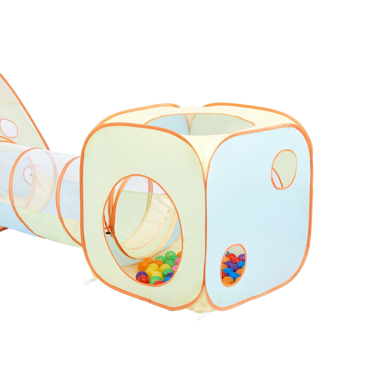 UTEX 3-in-1 Pop Up Play Tent with Tunnel and Ball Pit | Indoor/Outdoor Kids Playhouse