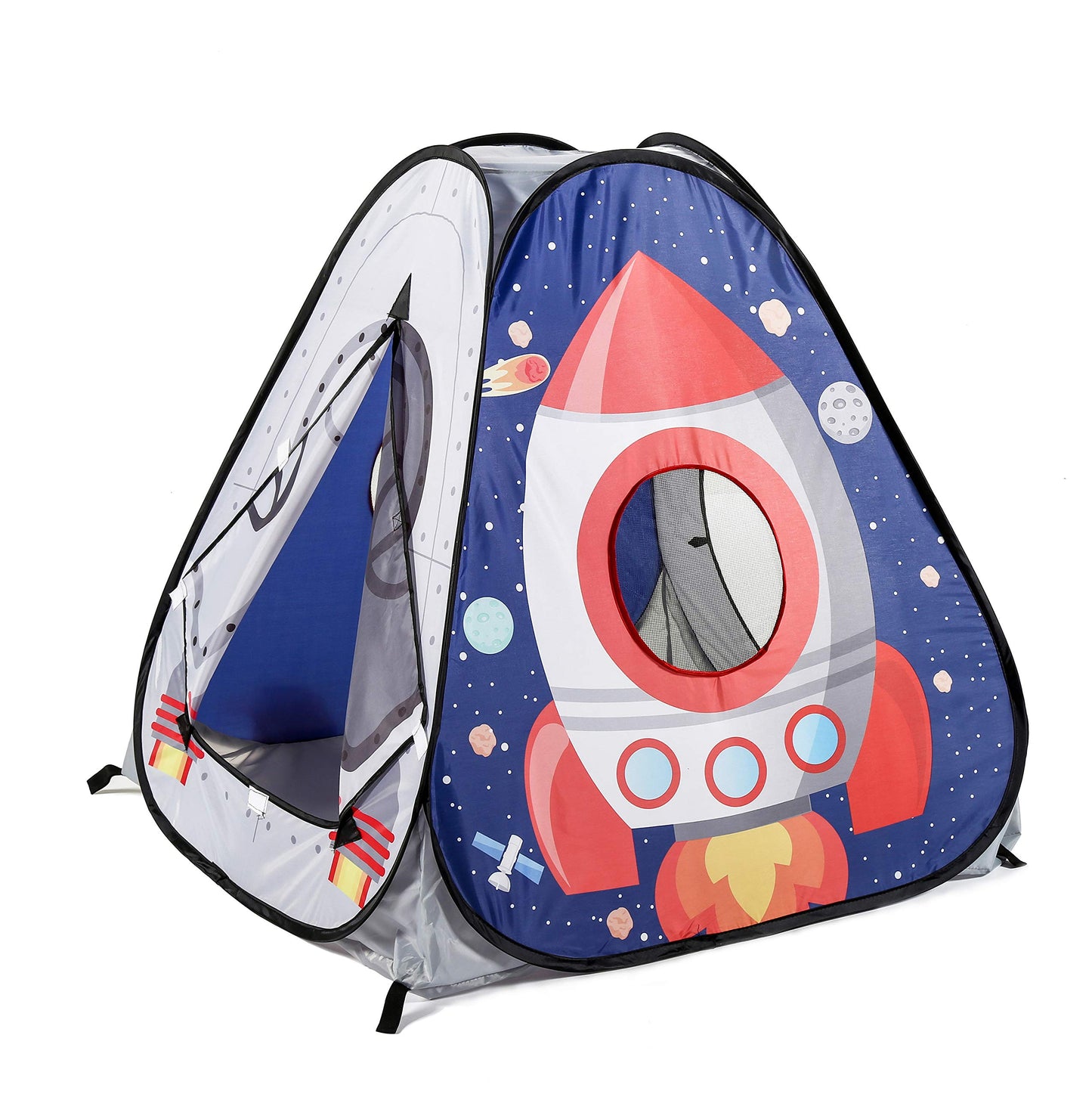 UTEX 3pc Space Astronaut Pop Up Play Tents with Tunnel – Indoor/Outdoor STEM Playhouse