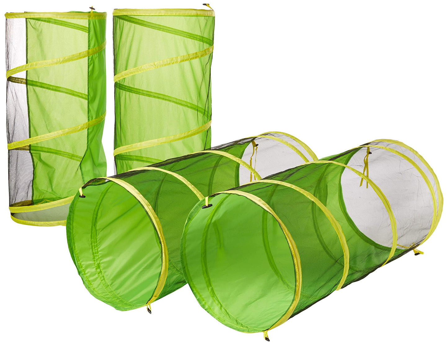 UTEX 8 in 1 Pop Up Play Tent Set – 4 Tunnels, 2 Square Tents, Indoor & Outdoor Fun
