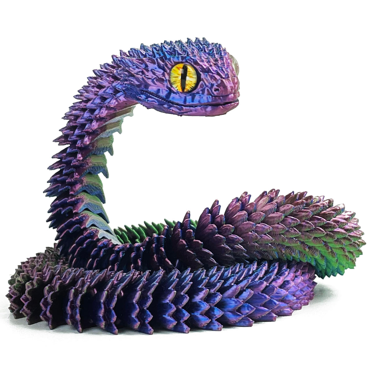 UXBSTM 24in 3D Printed Snake Toy | Flexible Desk Pet & Fidget