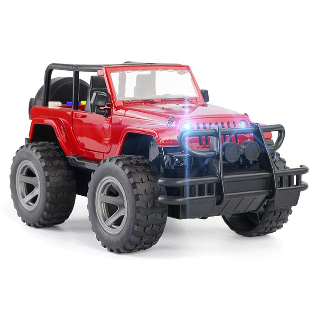 UXRPTU Car Toy 1:16 Off-Road Military Fighter – Friction Powered with Lights & Sounds