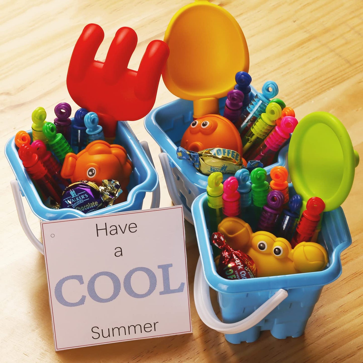 Uzoxlsn 160 Pcs 8-Color Mini Bubble Wands Bulk — Party Favors & Gifts
