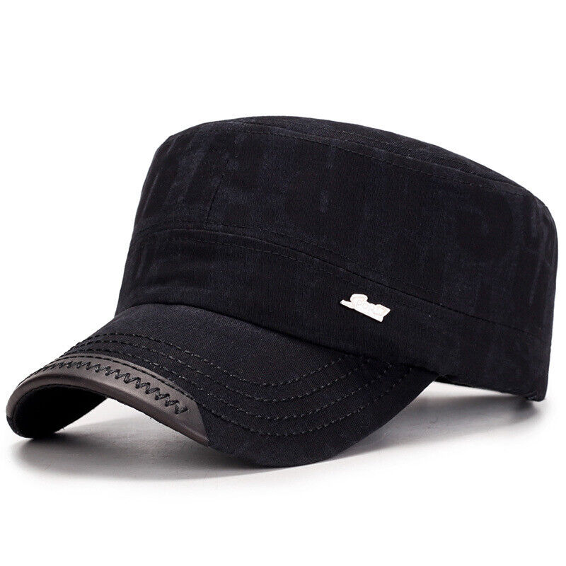 Mens Cap Army Hat Cadet Castro Military Patrol Baseball Autumn Hat Adjustable UK