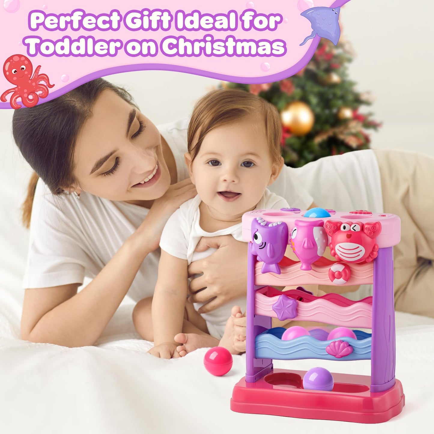 V-Opitos Musical Feeding Toy for Toddlers 1-2 Years | Interactive Ball Toy