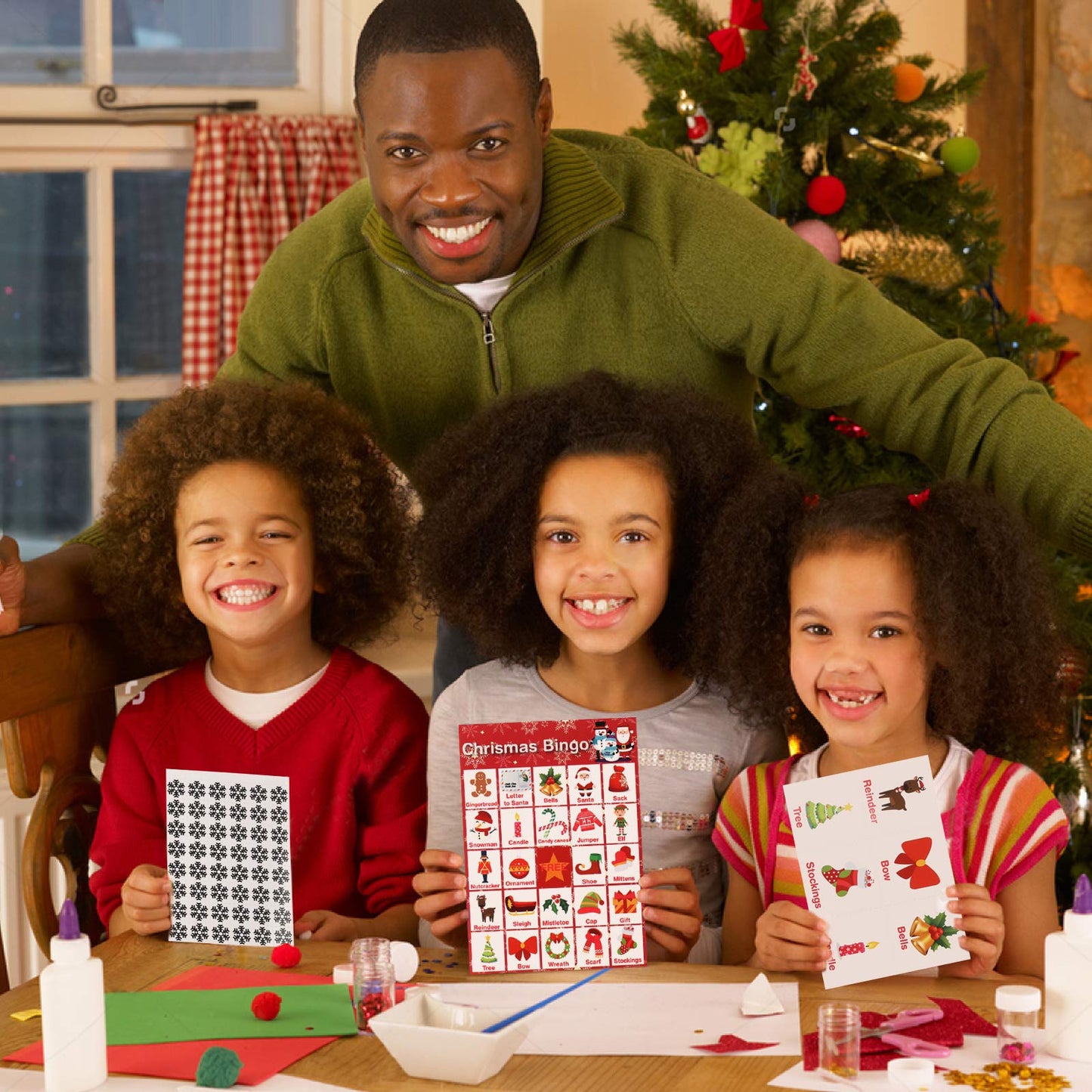 V-Opitos Christmas Bingo Game for 32 Players | Family & Party Fun