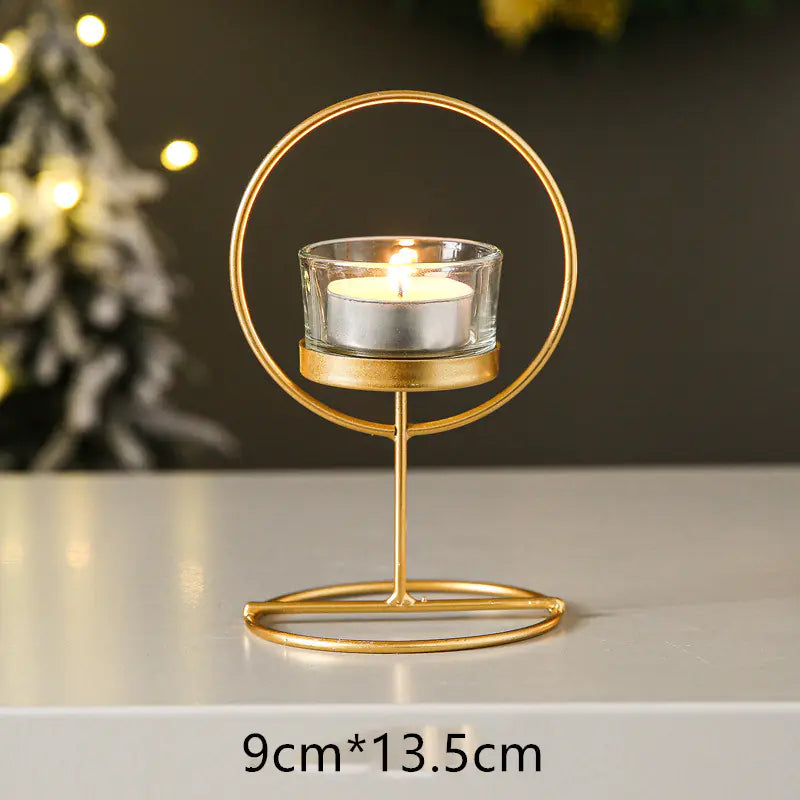 Nordic Aromatherapy Candle Holder – Iron Art Candle Stand (3 Designs)