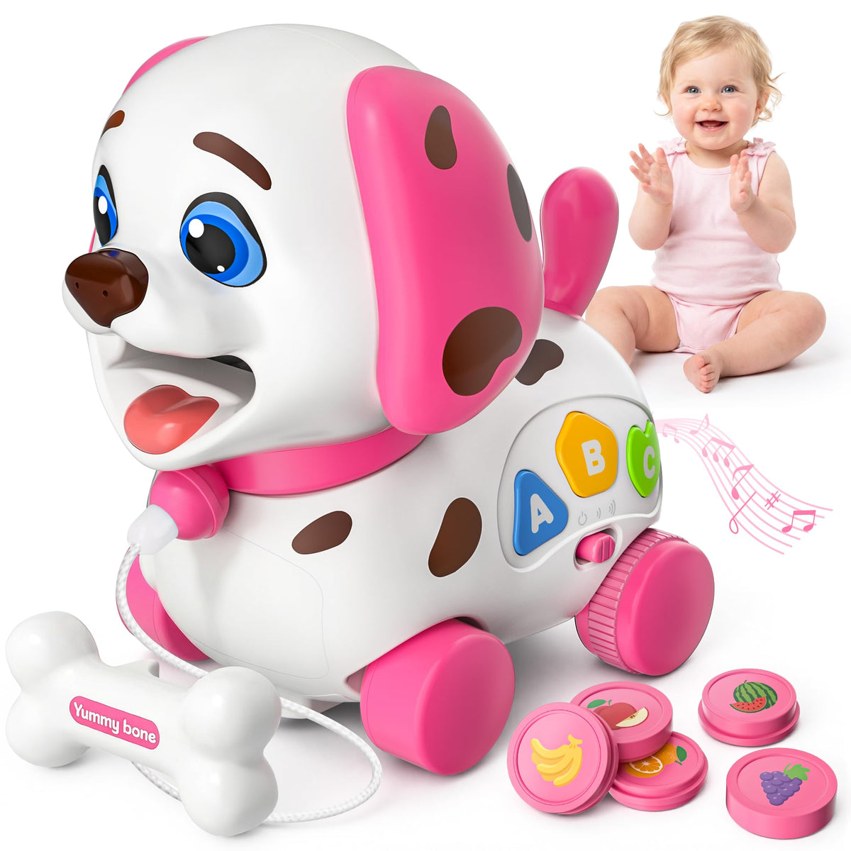 Vahome 4-in-1 Musical Puppy Toy for 6-18 Months | Educational Baby Toy & First Birthday Gift