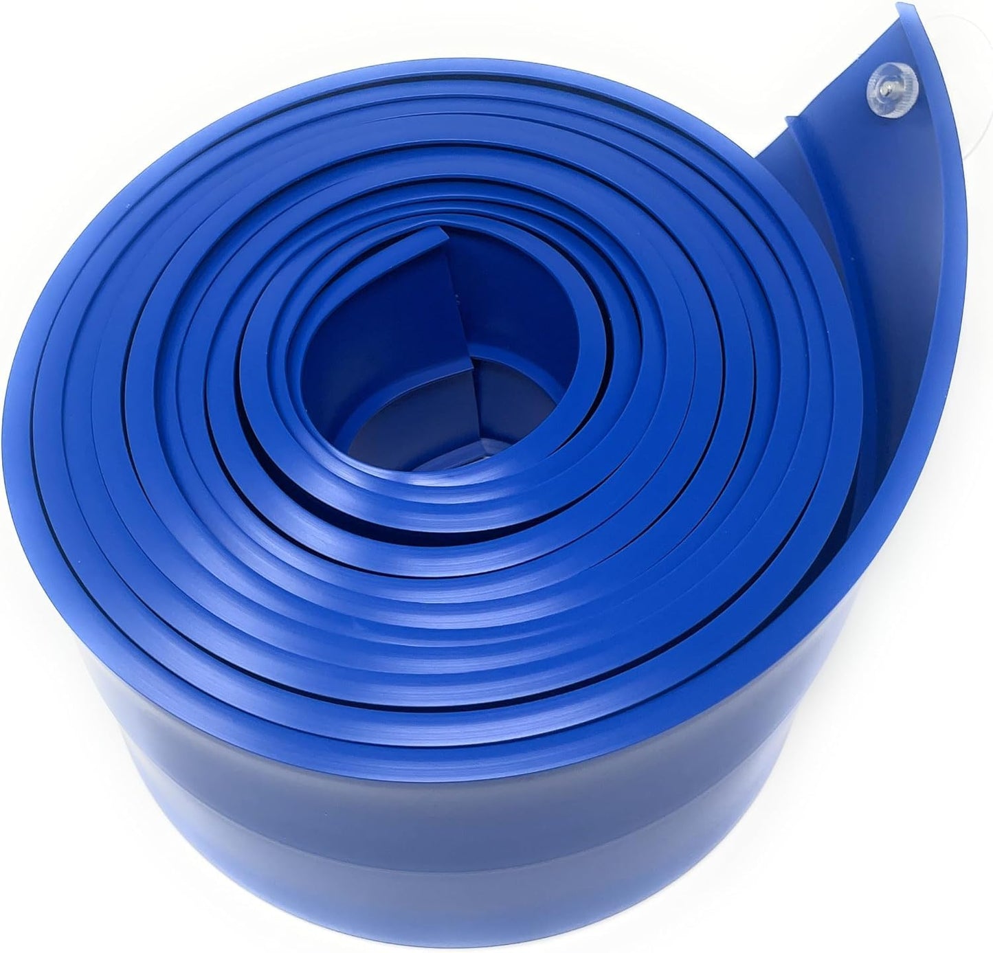 Valchemist FlexTrack 5000 – 15 ft Flexible Race Track with Suction Cups, Hot Wheels/1:64 Compatible, Rolls Up (Racing Blue)