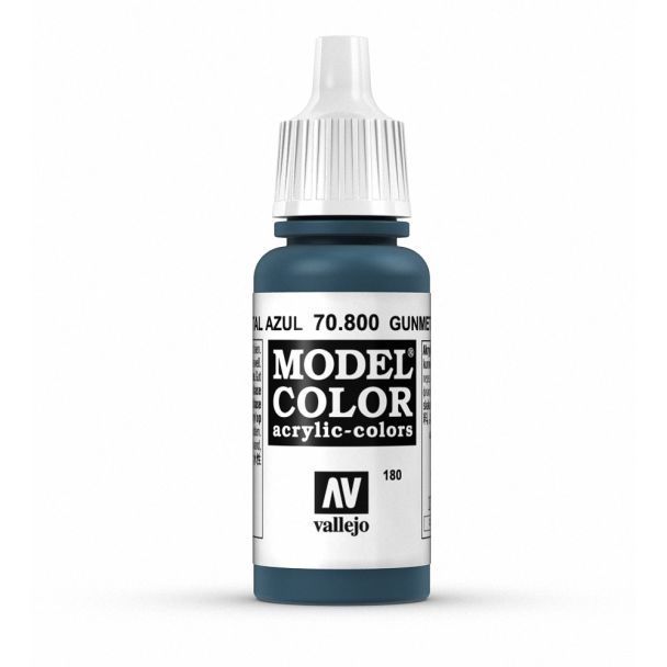 Vallejo Model Color - Metallic Gunmetal Blue