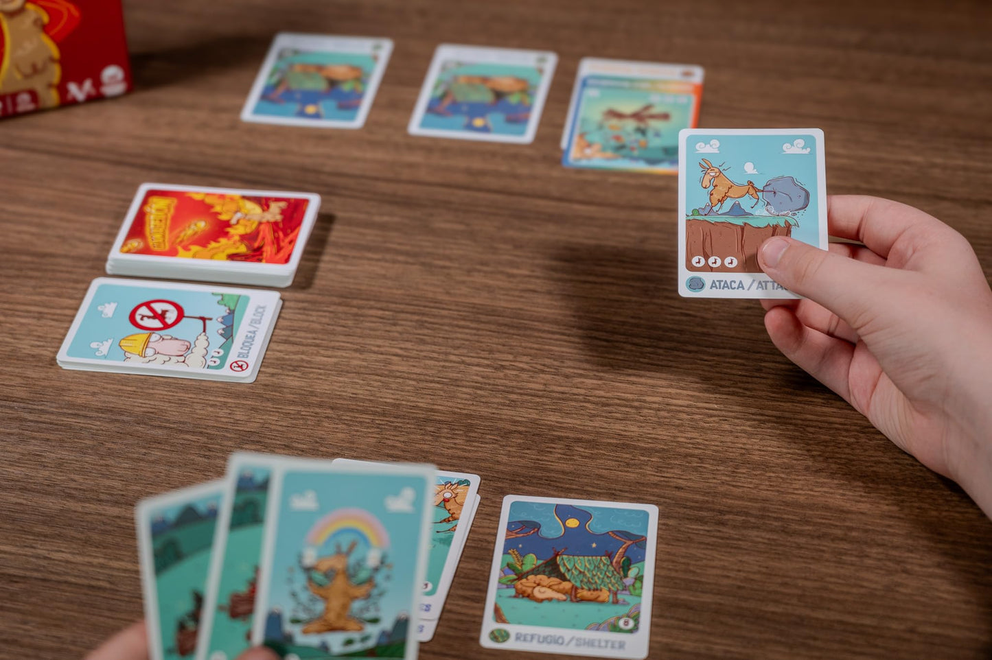 Valor Mountain Games Llamagedón International Edition | Quick Family Card Game