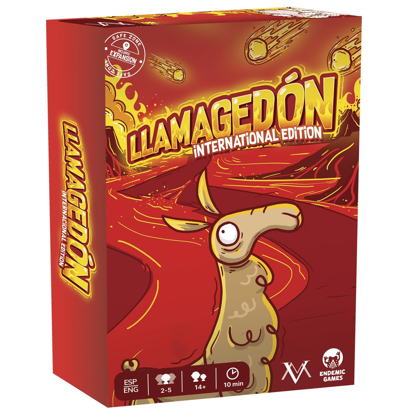 Valor Mountain Games Llamagedón International Edition | Quick Family Card Game