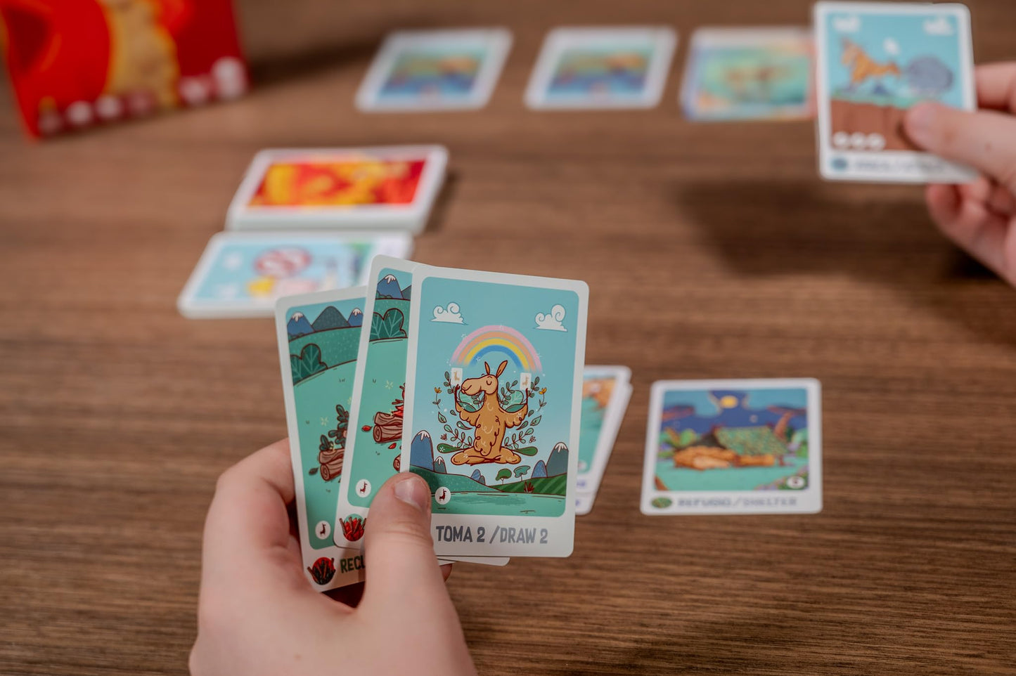 Valor Mountain Games Llamagedón International Edition | Quick Family Card Game