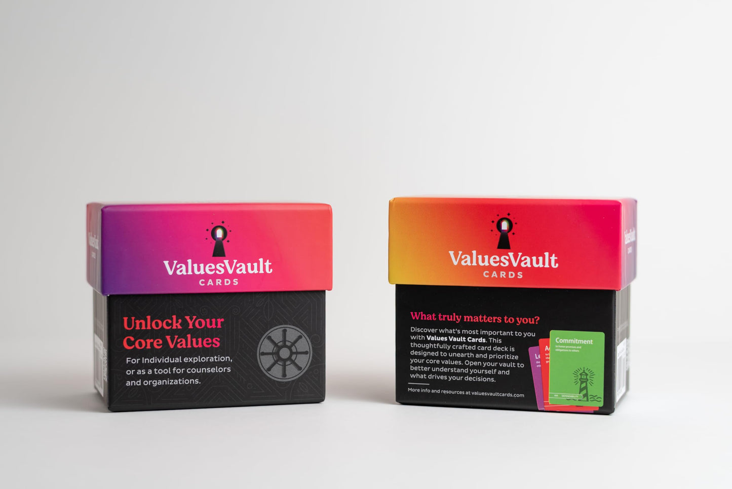 Values Vault Cards — Personal & Professional Core Values Sort Deck
