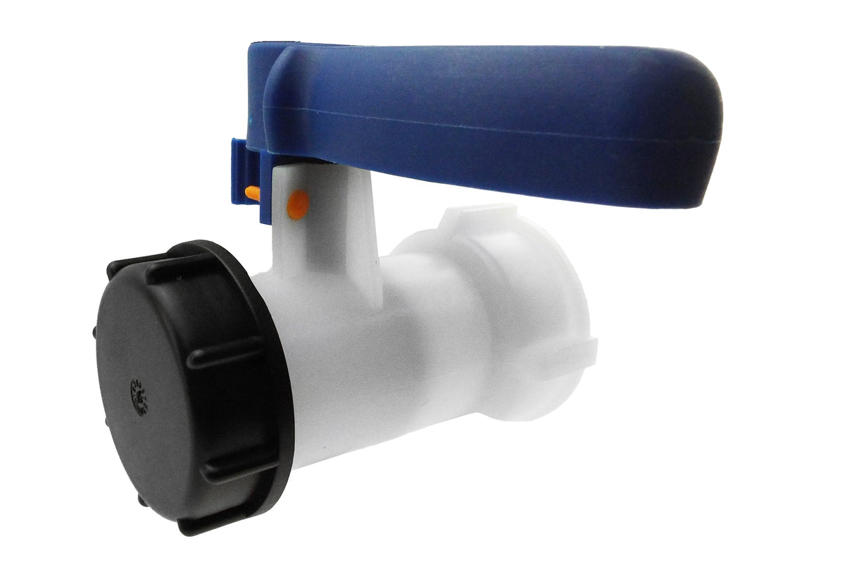 IBC 2" S60X6 Thread Valve with Solid Cap