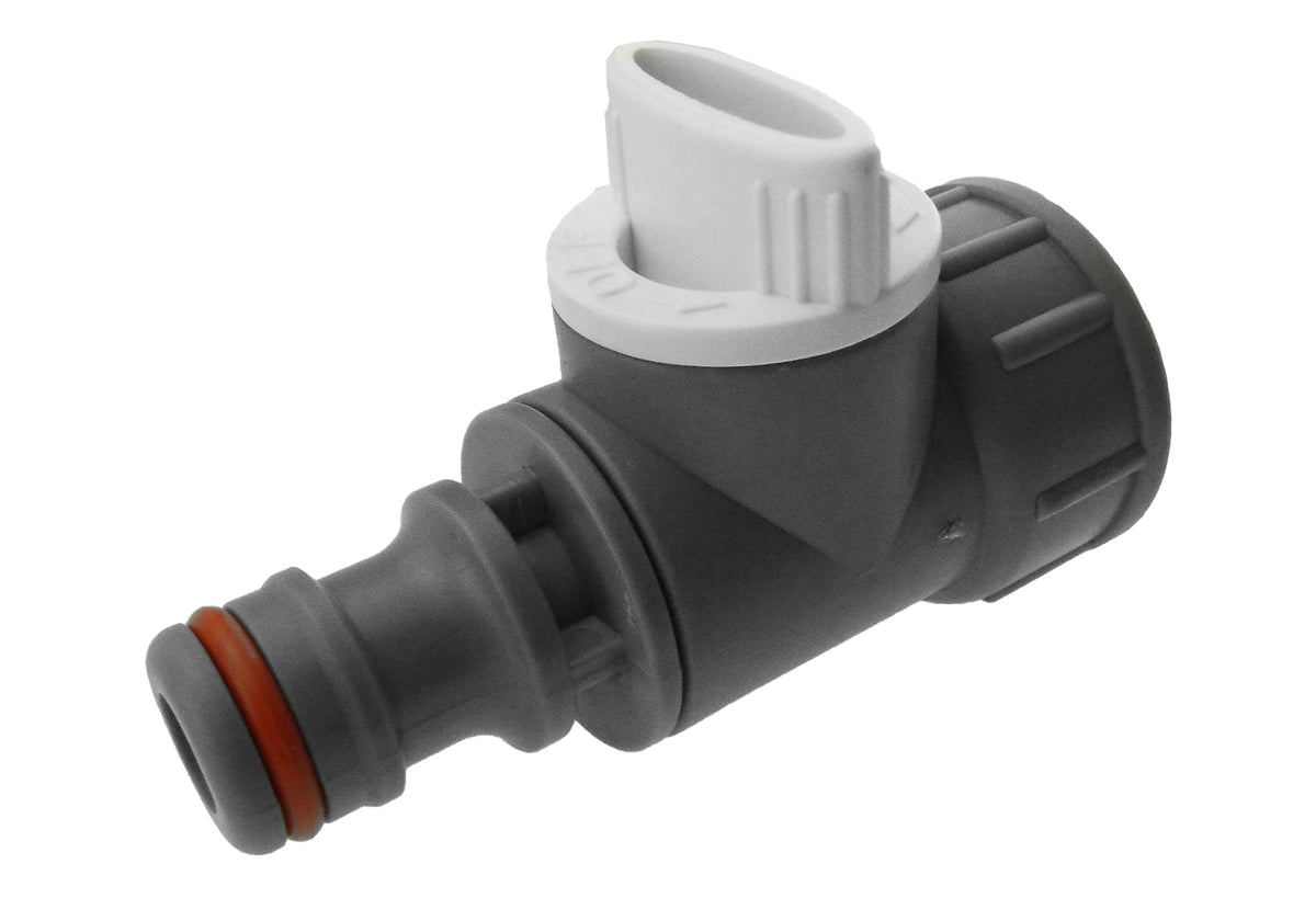 Tap Adapter with Valve 3/4" BSPF – Snap-On Connector WL