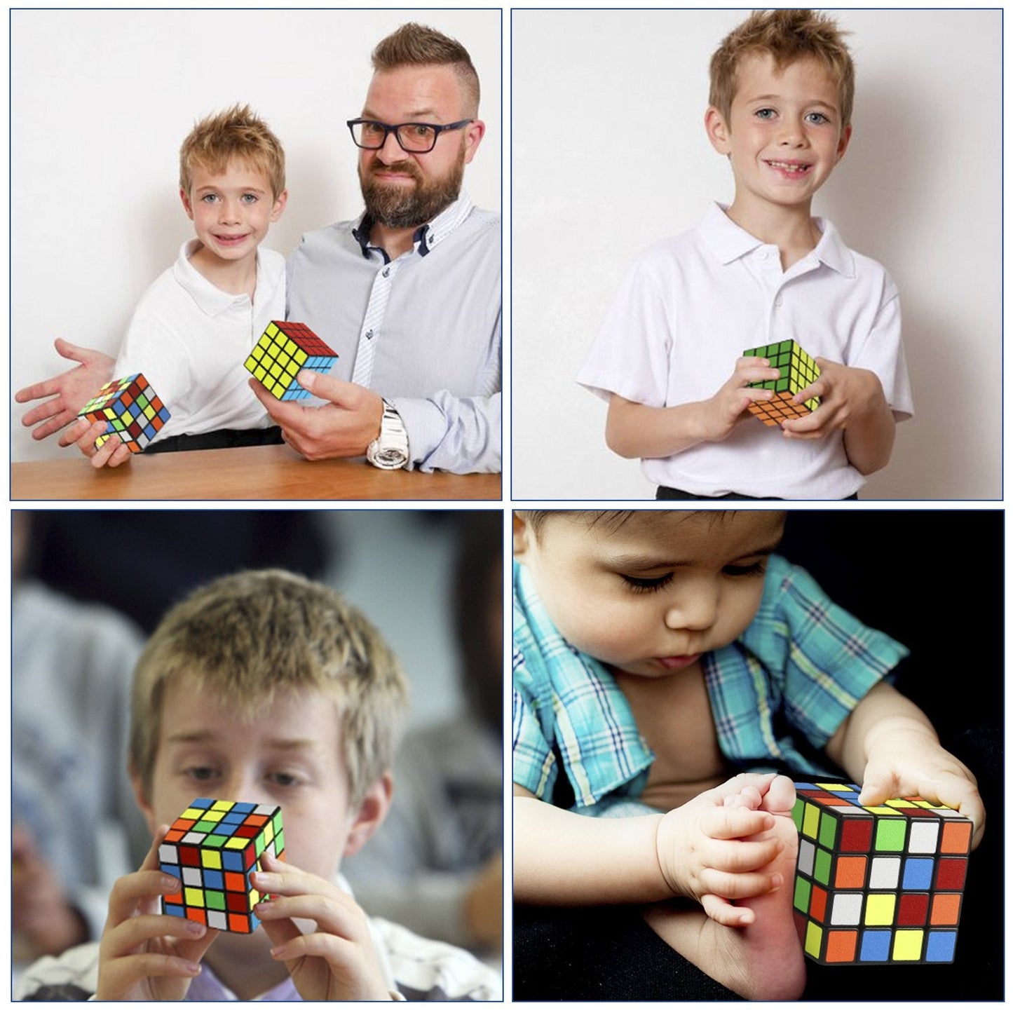 Vamslove Speed Cube 4x4x4 – Smooth Turning Brain Teaser for All Ages