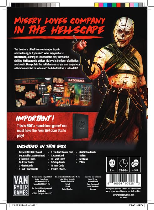 Van Ryder Games - Final Girl: Hell to Pay (Feature Film Box) - 1 Player Horror Board Game