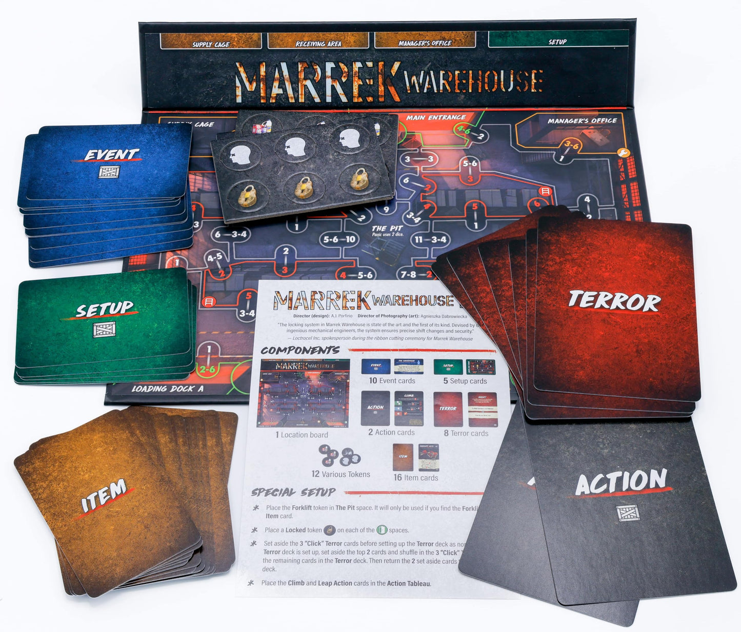 Van Ryder Games - Final Girl: The Marrek Murders (Feature Film Box) | Solo Horror Board Game