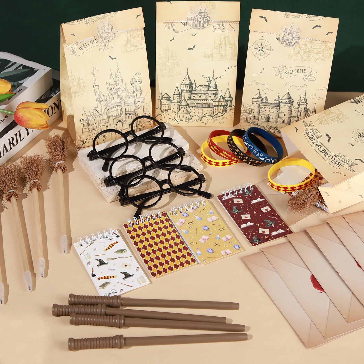 Vanblue 84Pcs Wizard Party Favors – Magic Themed Goodie Bags & Classroom Rewards