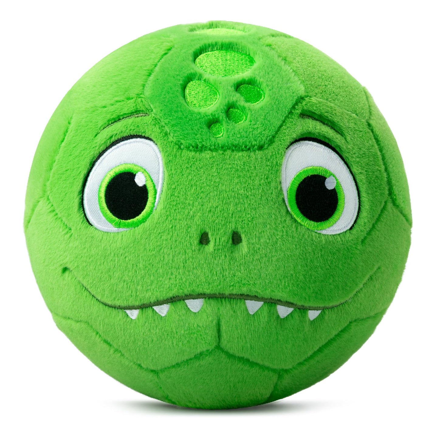 VangeBow Silent Indoor Dino Plush Soccer Ball for Toddlers 1-3 | Lightweight, Quiet Play with Pump Included