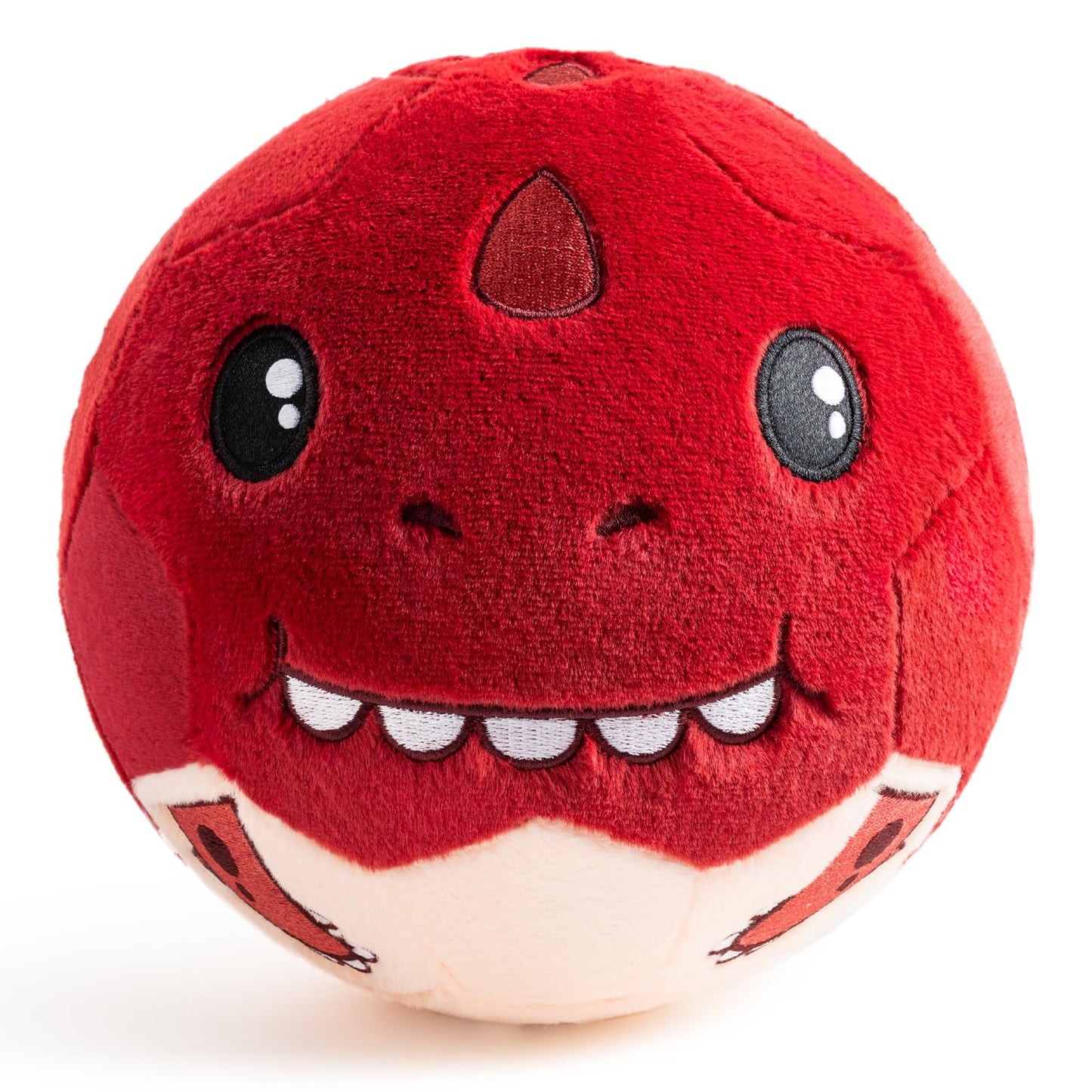 VangeBow Silent Indoor T-Rex Plush Soccer Ball for Toddlers 1-3 | Soft, Lightweight & Quiet Play