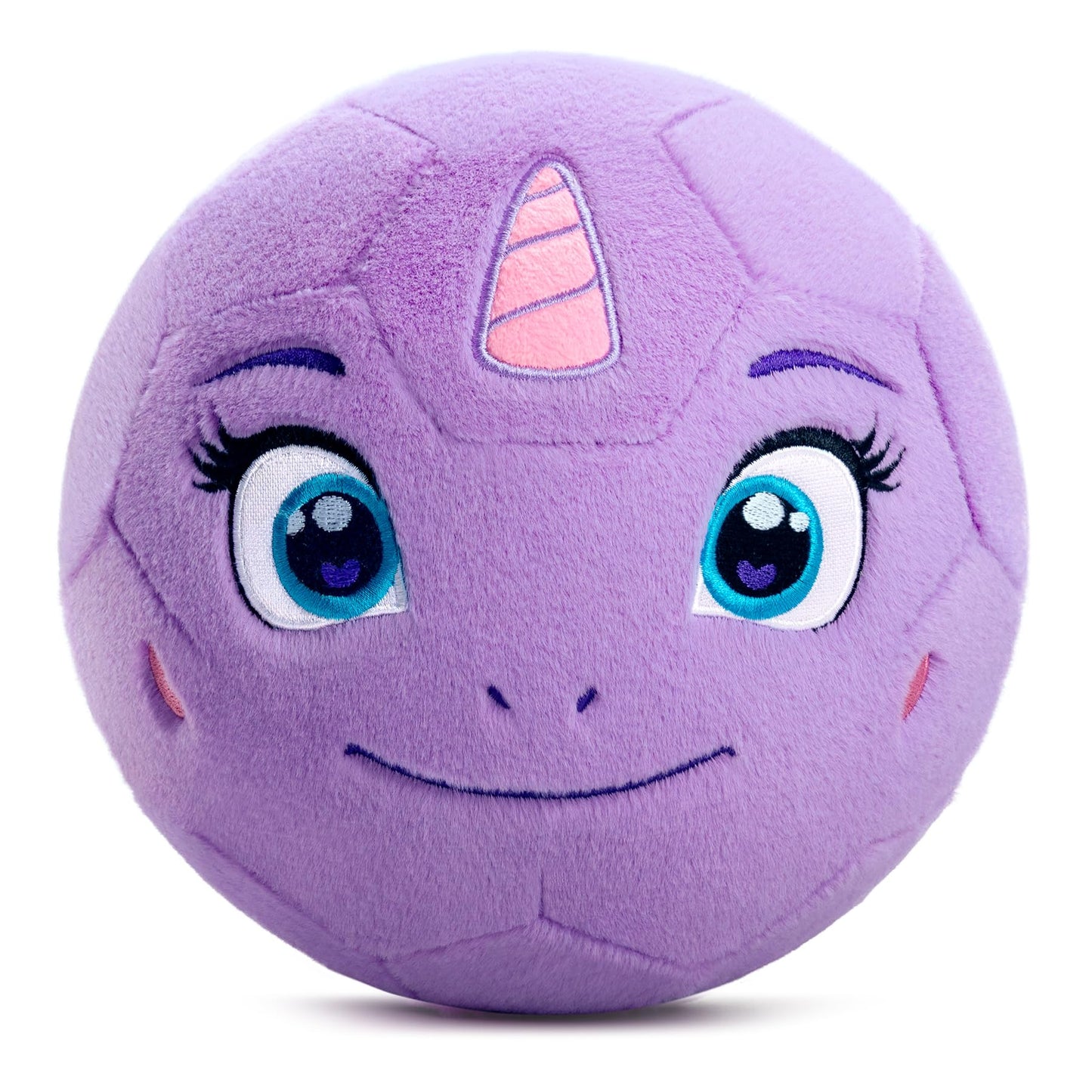 VangeBow Silent Indoor Plush Unicorn Soccer Ball for Toddlers 1-3 — Lightweight, Quiet, Pump Included