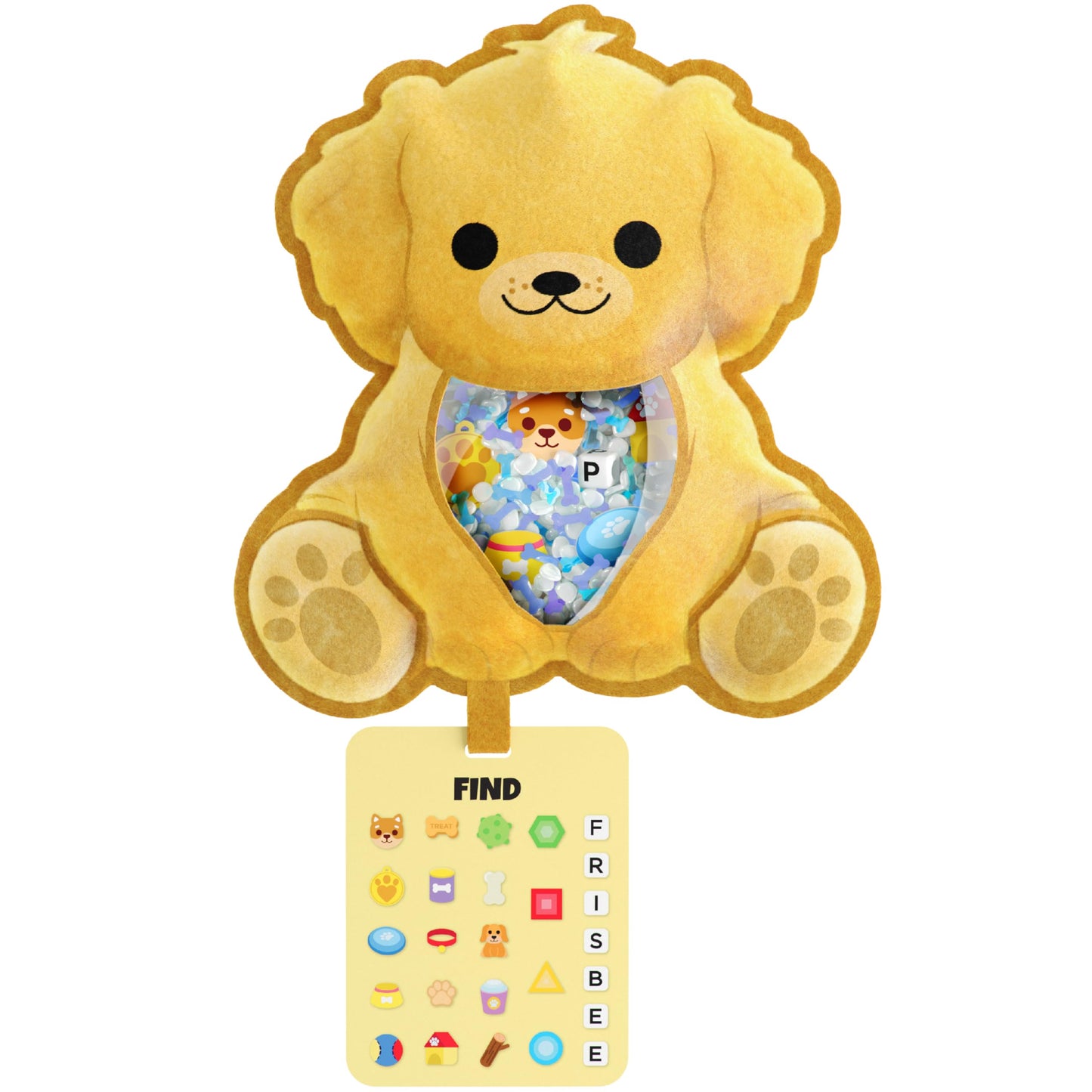 Vango BIZYBOO - Original Seek & Find Plush for Kids 2+ | Hidden Object Matching