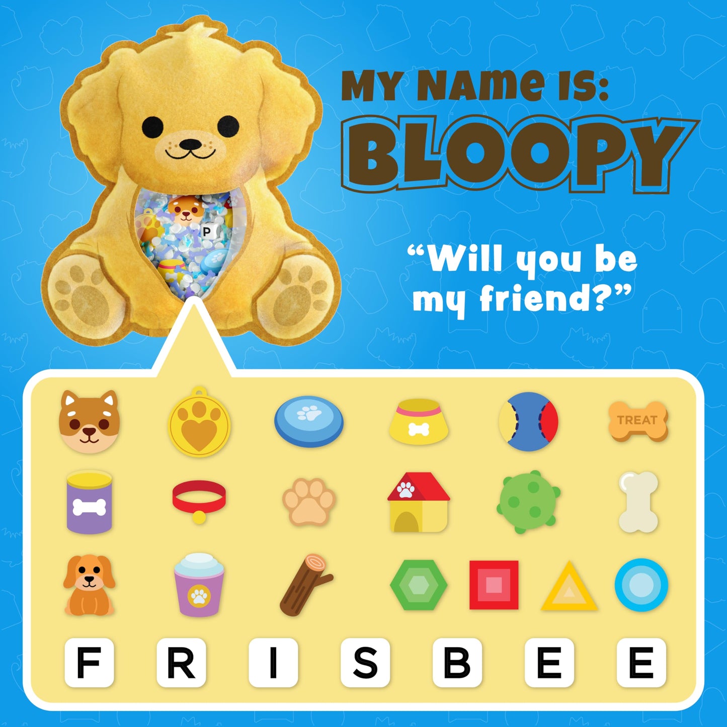 Vango BIZYBOO - Original Seek & Find Plush for Kids 2+ | Hidden Object Matching