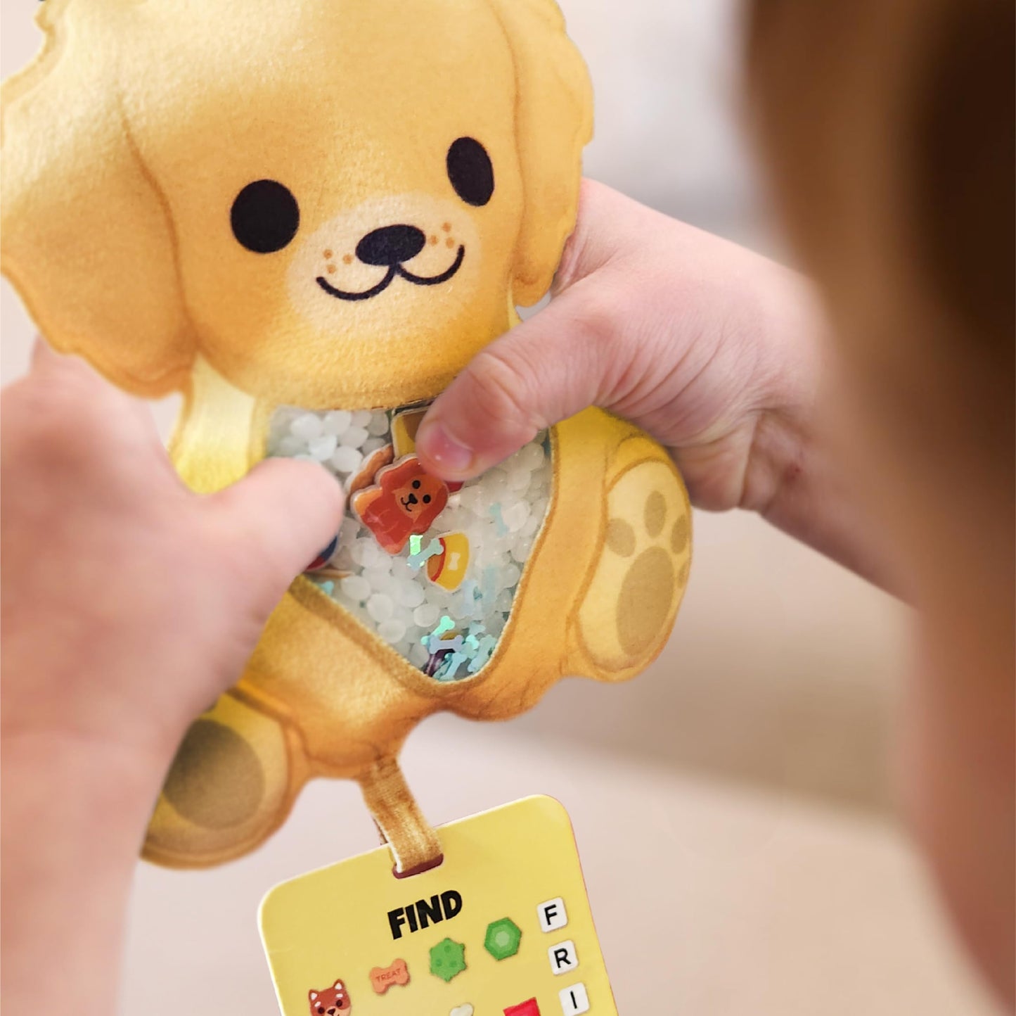 Vango BIZYBOO - Original Seek & Find Plush (Spike) for Kids 2+