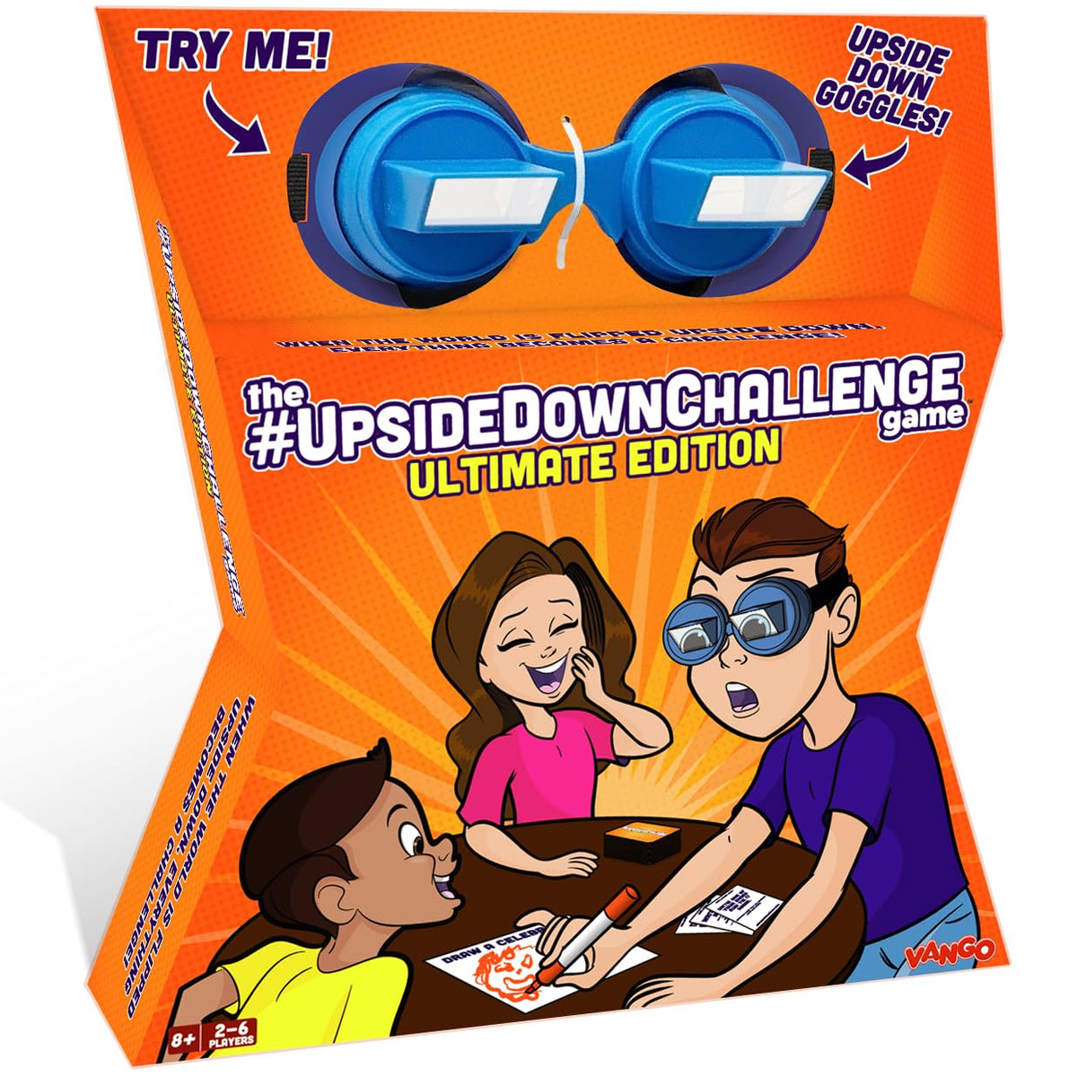 Vango The Original UpsideDownChallenge Game – Ultimate Edition for Family & Kids (2-6 Players, Ages 8+)