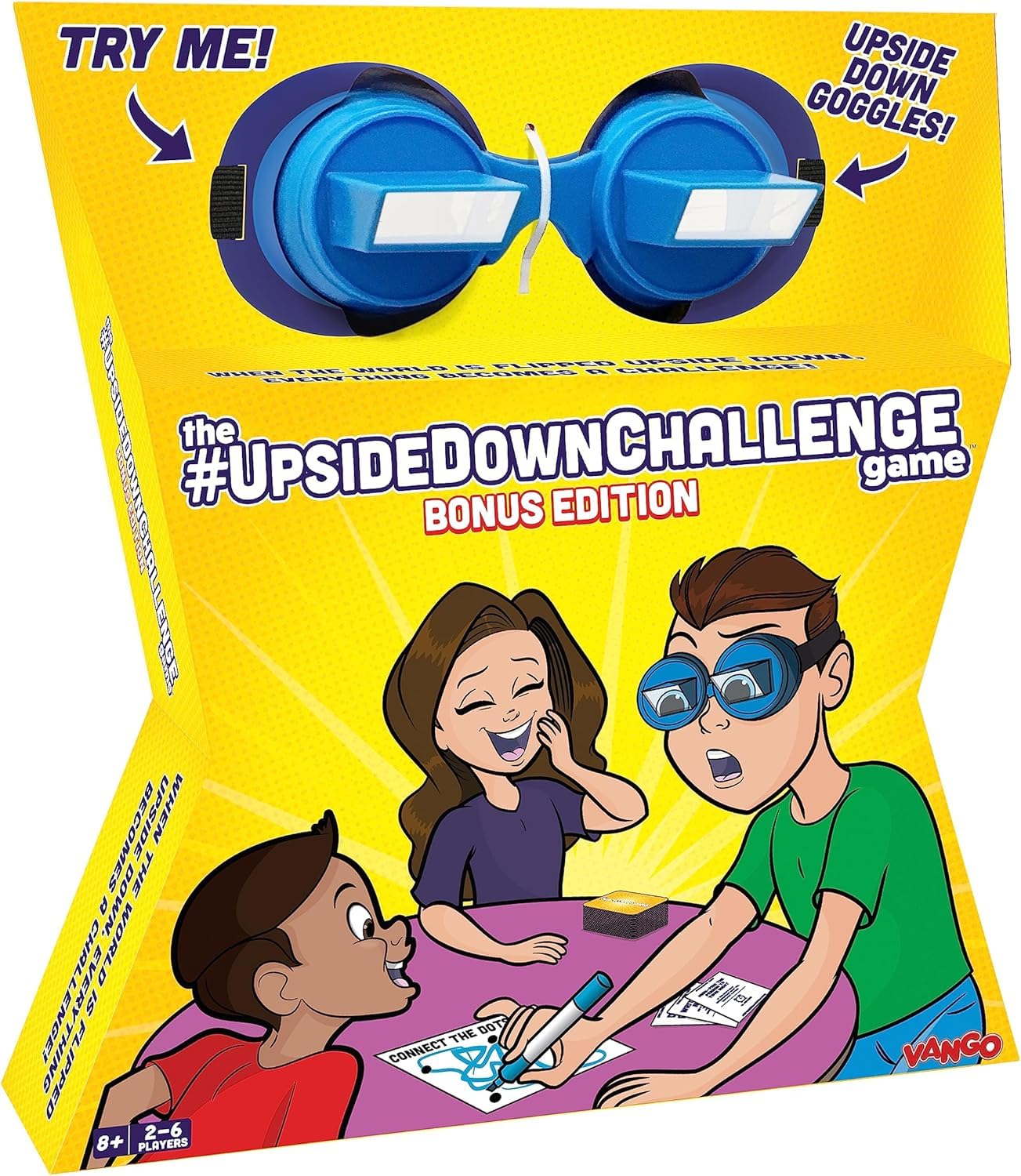 Vango The Original UpsideDownChallenge Game – Hilarious Family & Kids Fun for 2-6 Players