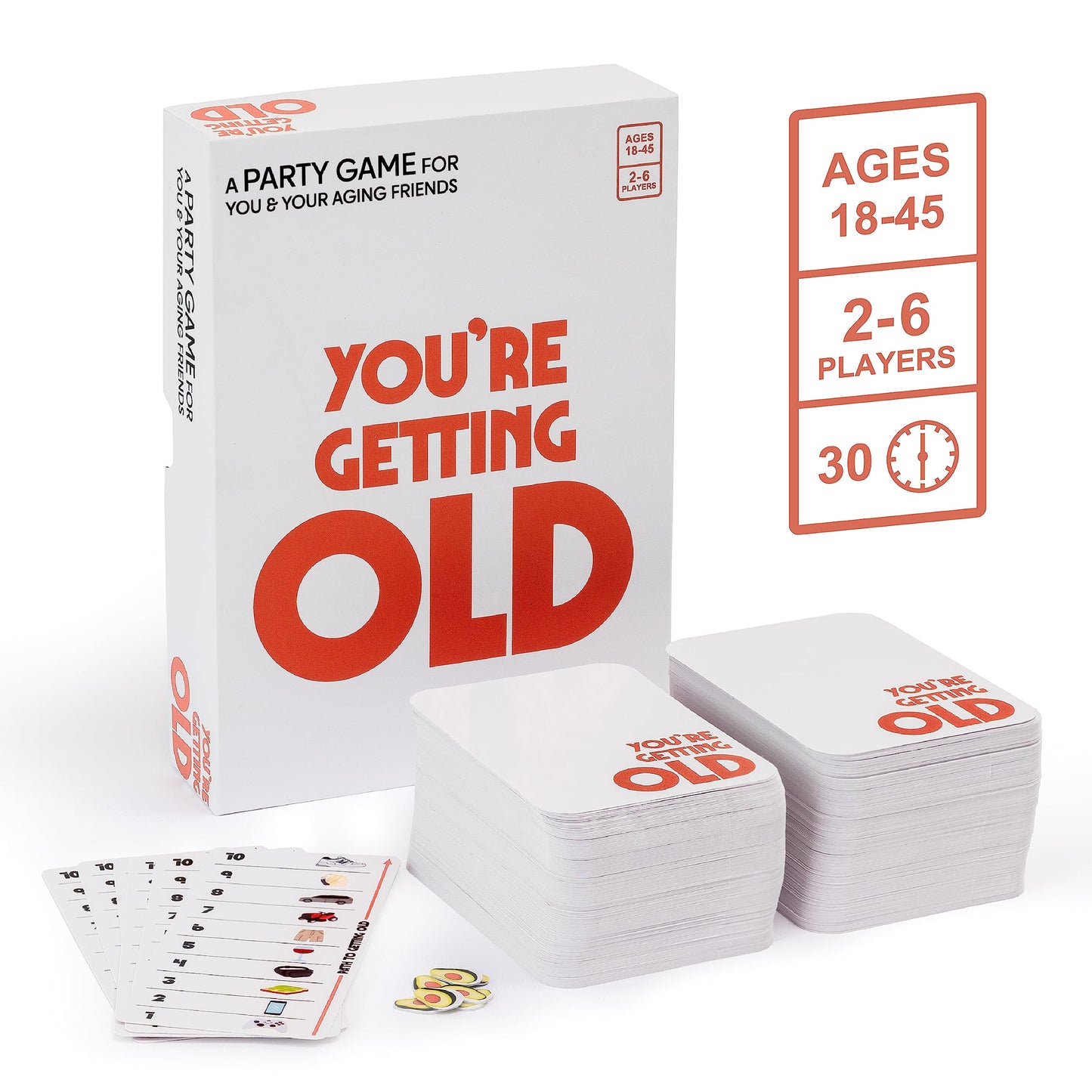 Vango You’re Getting Old – A Party Card Game for Aging Millennials | 2-6 Players
