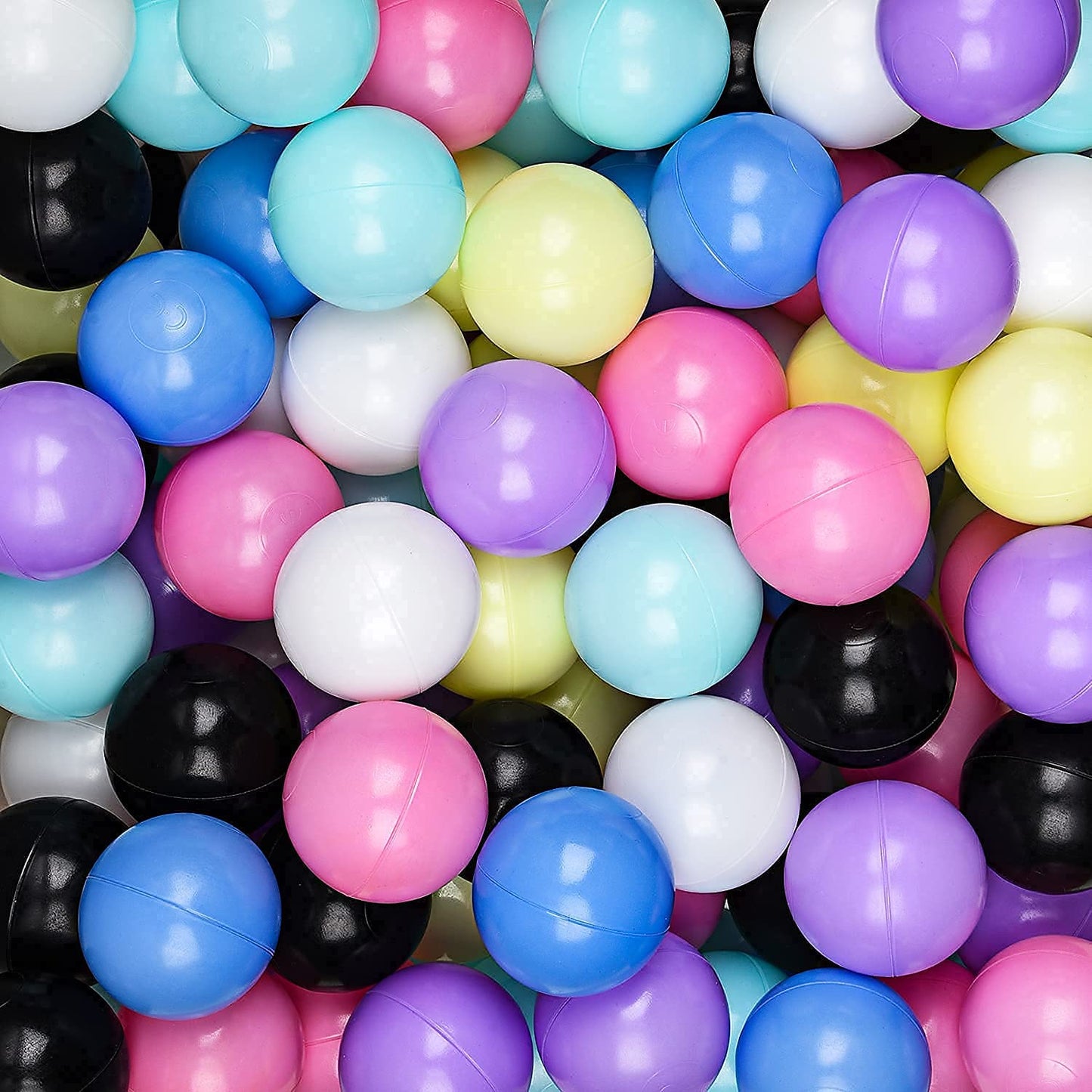 Vanland Ball Pit Balls – Phthalate Free, BPA Free, 2.2-Inch Crush-Proof Multicolor Balls with Storage Bag