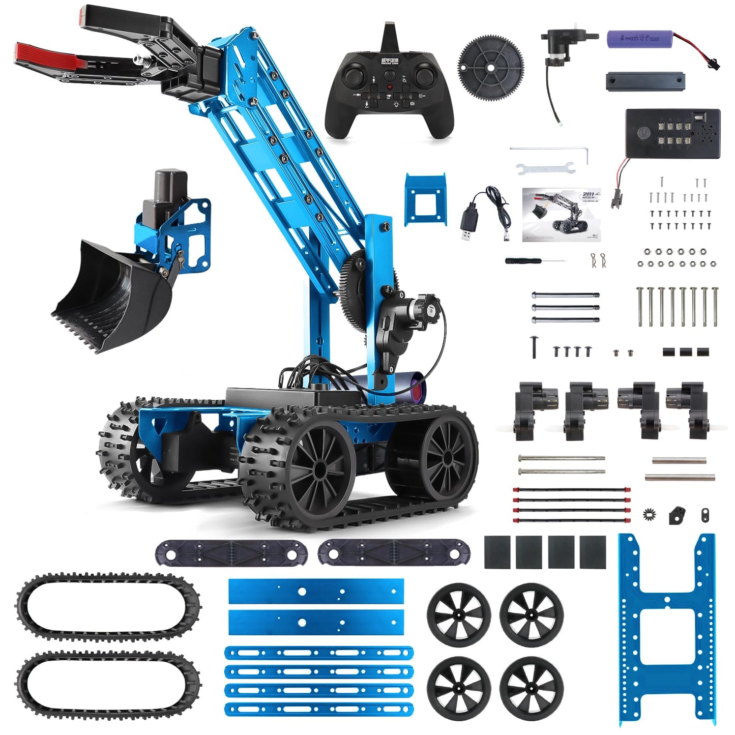 VANLINNY 4-DOF Robotic Arm Kit for Kids 8+ | STEM Building Toy & Programmable Arm