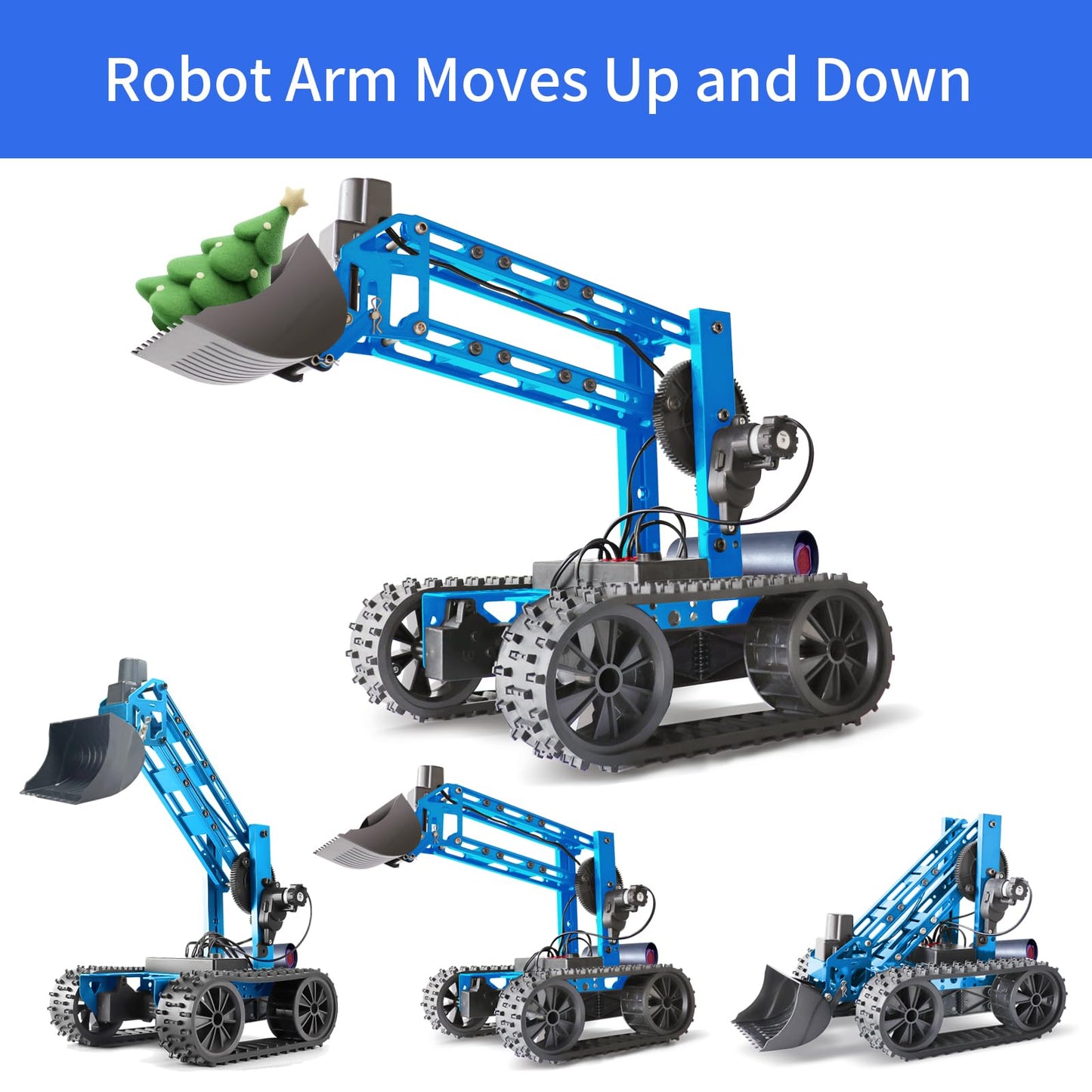 VANLINNY 4-DOF Robotic Arm Kit for Kids 8+ | STEM Building Toy & Programmable Arm