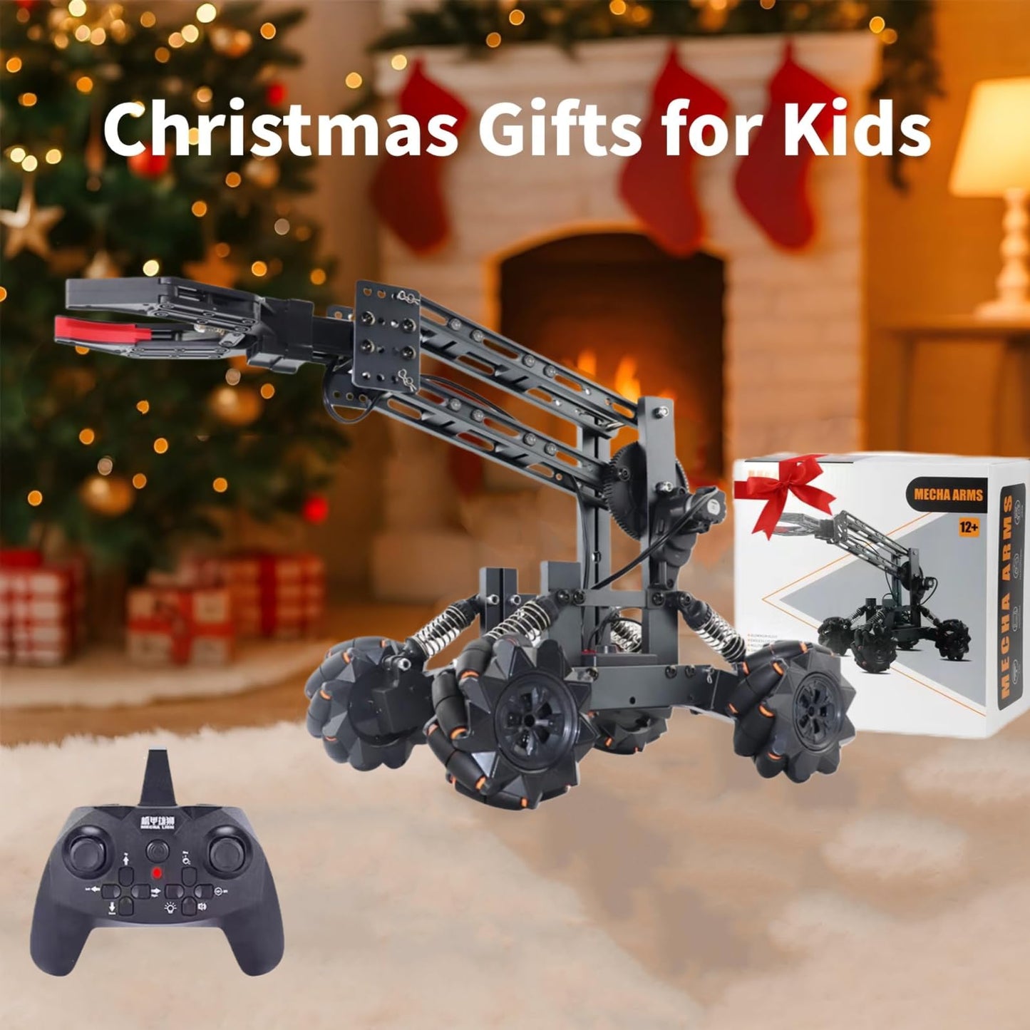 VANLINNY Robotic Arm Kit — 2-in-1 STEM Toy for Kids 8-14
