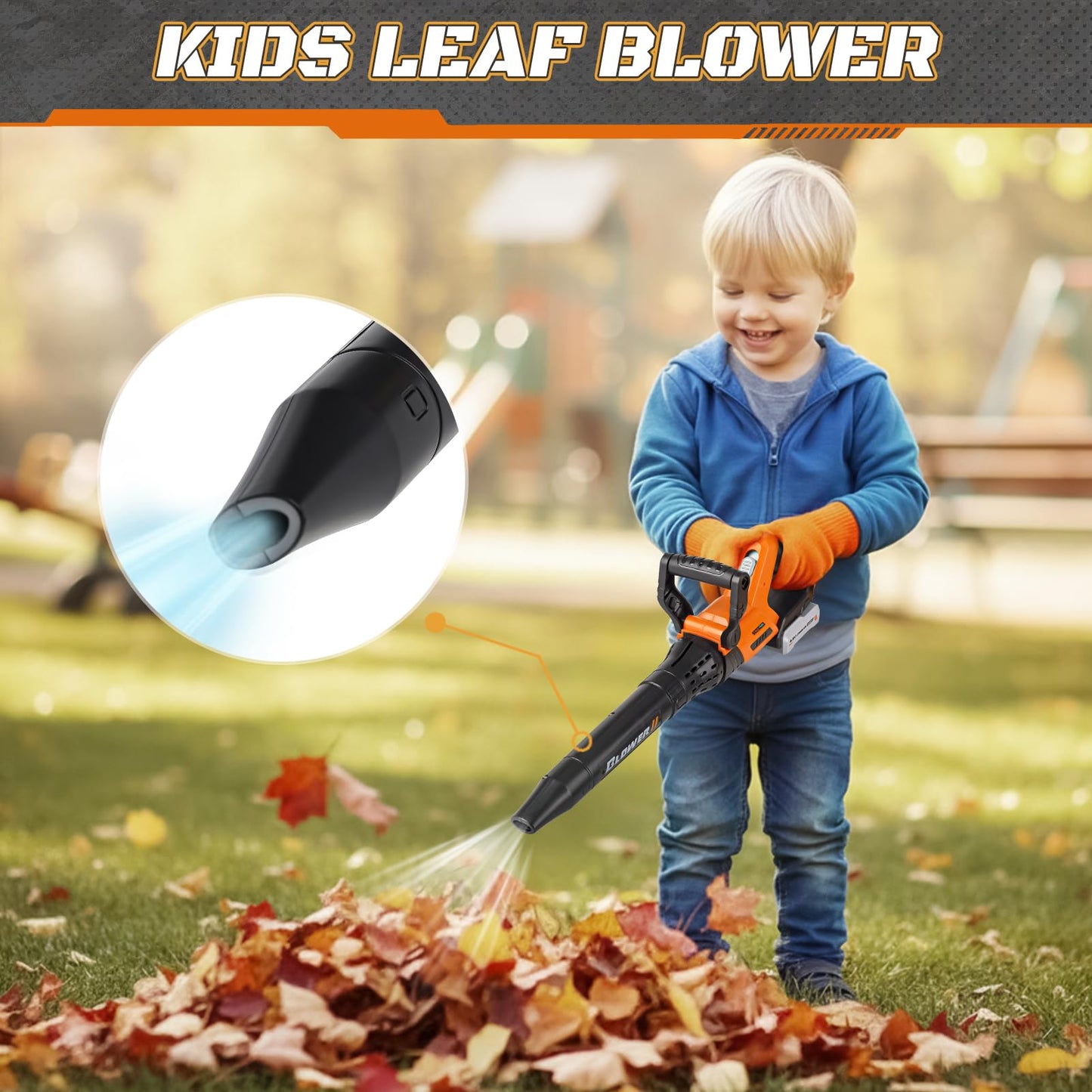 Vanplay 3-in-1 Kids Yard Tools Set | Realistic Pretend Play with Safety Gear