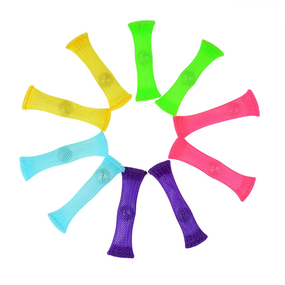 Vantasii Fidget Toys – 10-Pack Marble Stress Relievers for Focus & Calm (5 Colors)
