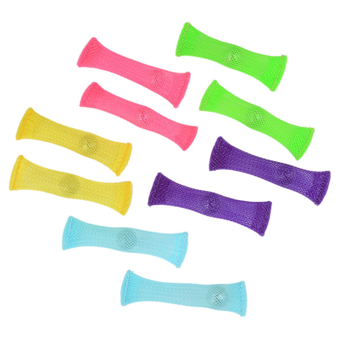 Vantasii Fidget Toys – 10-Pack Marble Stress Relievers for Focus & Calm (5 Colors)