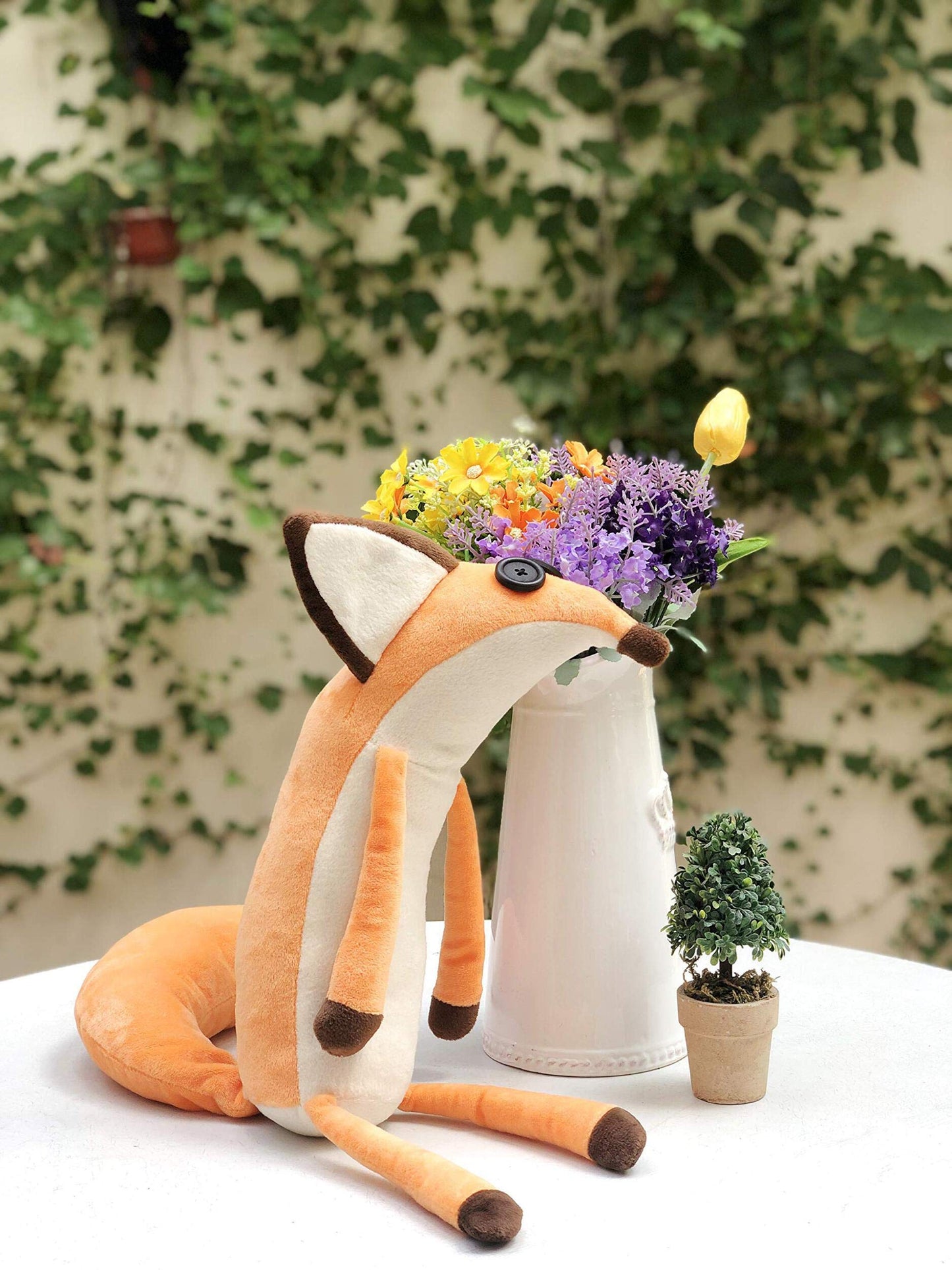 VANVENE The Little Fox Plush Doll – Soft Orange Fox Pillow Toy