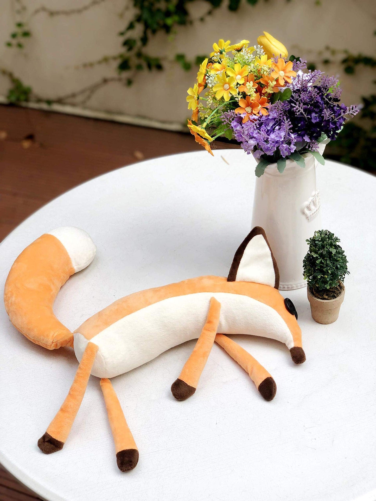 VANVENE The Little Fox Plush Doll – Soft Orange Fox Pillow Toy