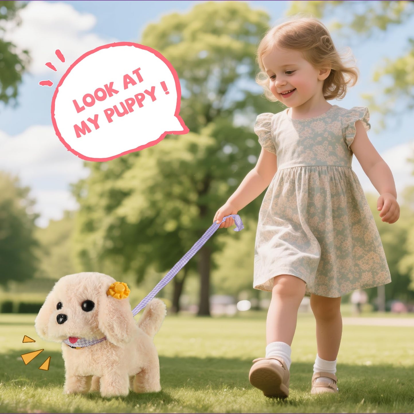 Vanvimen 16-Piece Robot Dog Toy Set for Kids – Realistic Puppy Play for Girls & Boys